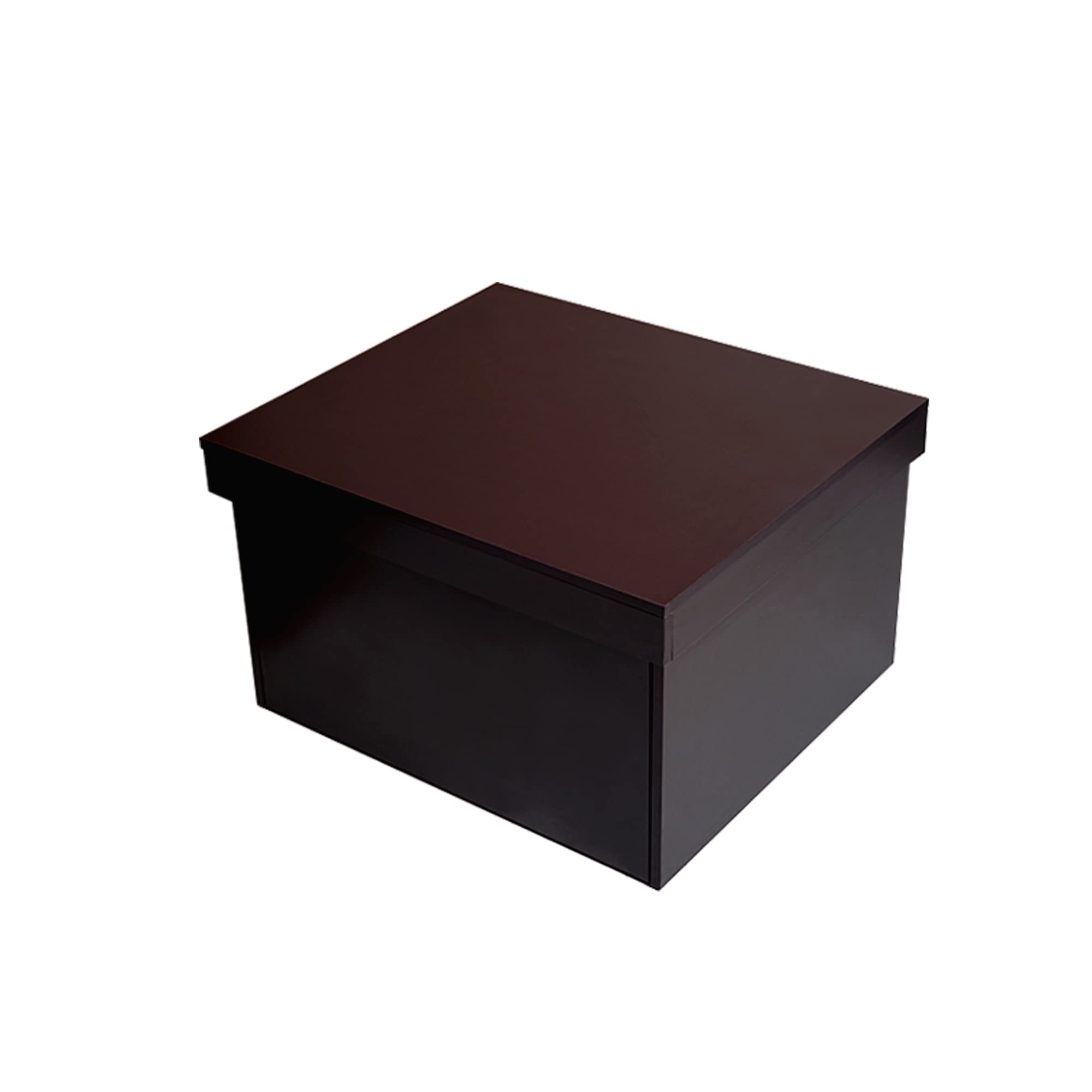 Brown Wooden Shoe Storage Cabinet & Ottoman Bench - Organize Shoes, Boots & Accessories - Perfect for Entryway, Bedroom or Closet Organization