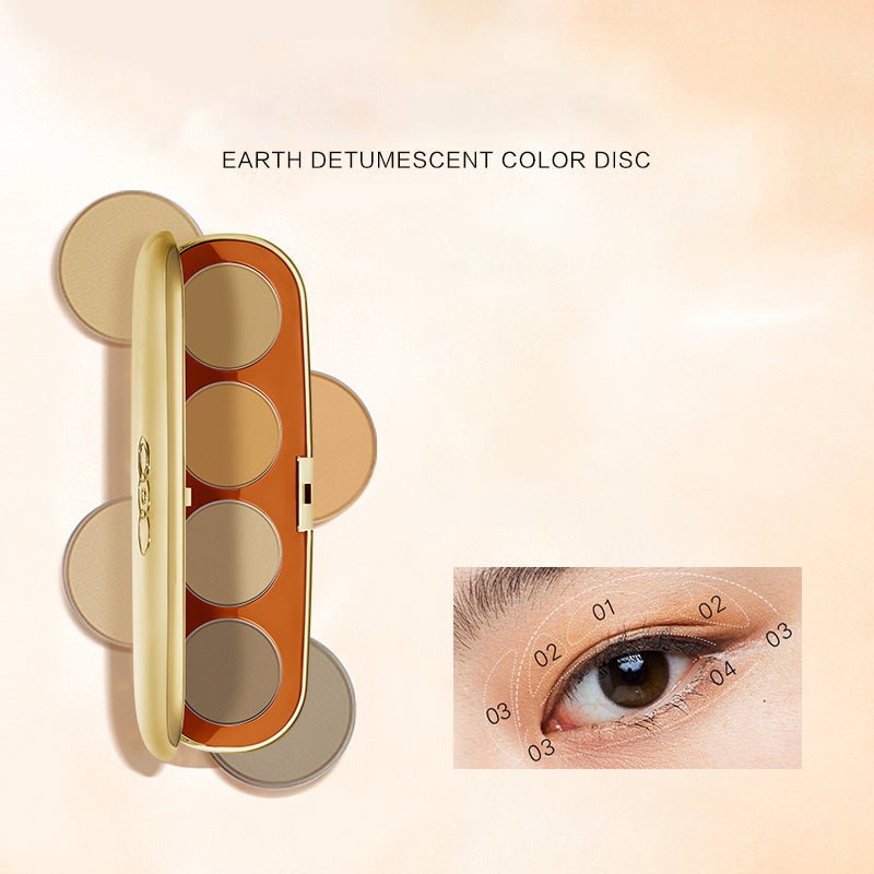 OUT OF OFFICE Anti-Puff Eyeshadow - Long-Lasting Matte Eyeshadow for Dark Circles & Puffiness - Perfect for Daily Makeup & Professional Looks