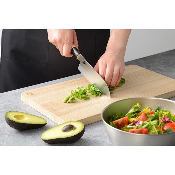 Premium Chitose Japanese Knife 3-Piece Set - Santoku, Nakiri & Deba with Wooden Handle - Professional Chef Knives for Slicing, Dicing & Filleting - Perfect for Home Cooking & Professional Kitchens