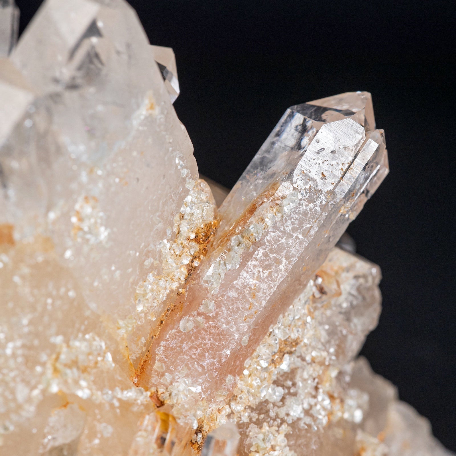 Natural Cookeite in Quartz Raw Crystal Tabby Cluster - Healing Stones for Home Decor, Housewarming Gift & Spiritual Healing | Perfect for Meditation, Feng Shui & Crystal Collections