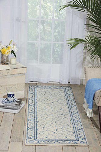 Ivory/Blue