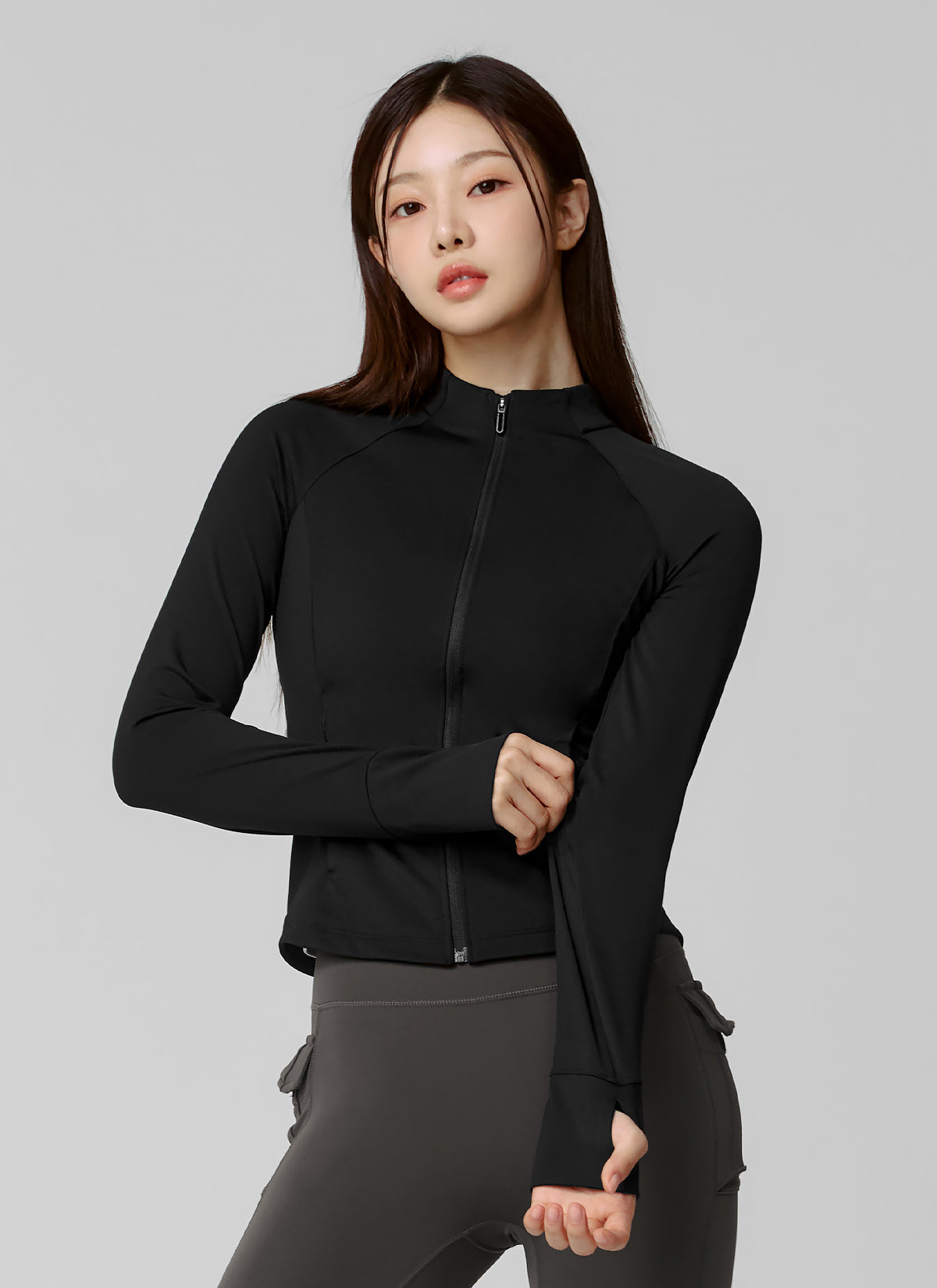 Active Slim Fit Warm Silky Zip Up Hoodie for Women - Lightweight Fleece Lined Jacket for Running, Yoga & Outdoor Activities