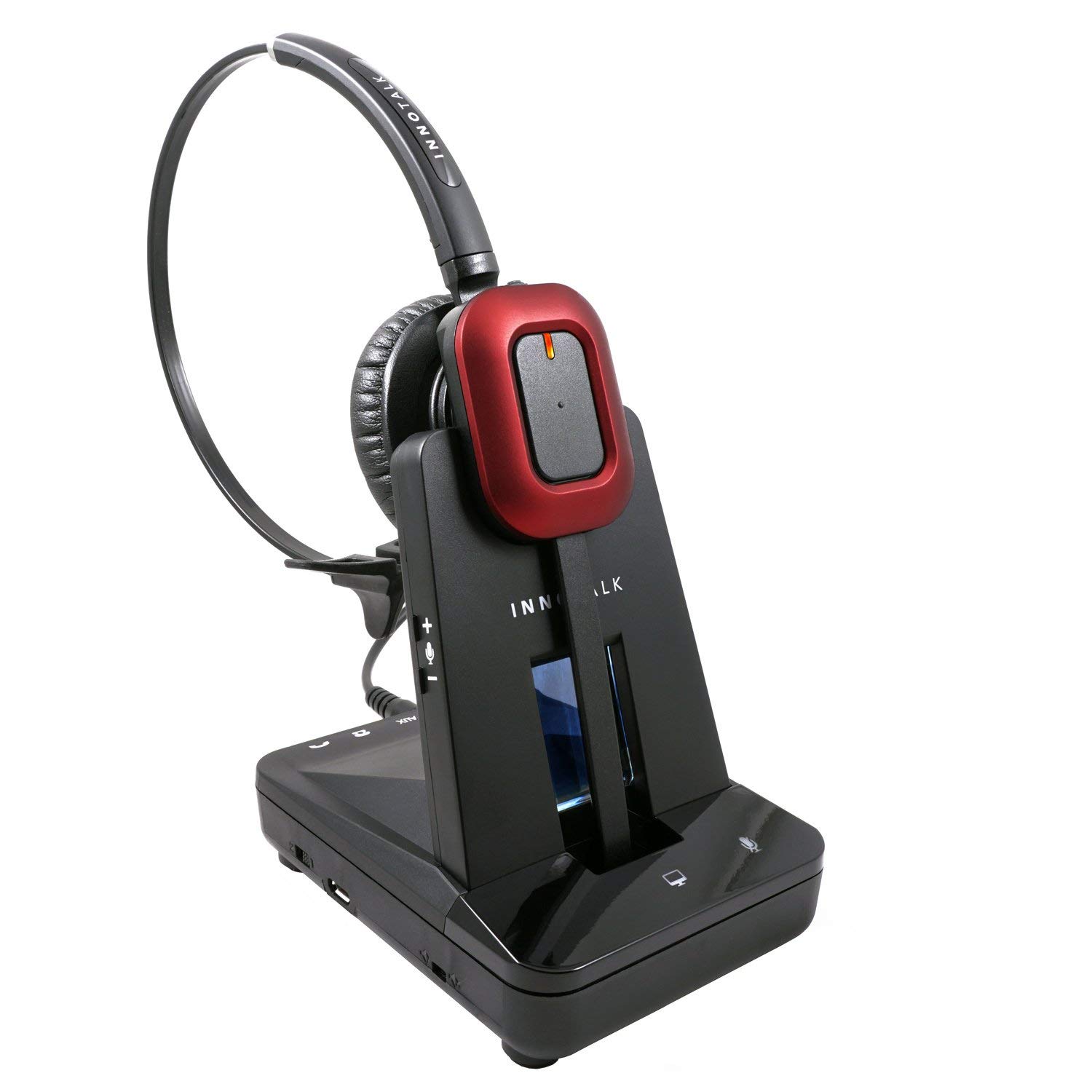 INNOTALK Wireless Headset for Computer - Compatible with Cisco 6945, 7942G, 7945G, 7962G, 7965G, 7975G, 7821, 7841, 7861, 8811, 8841, 8845 Phones - Noise Cancelling Office Headset for Remote Work, Call Centers & Video Conferencing