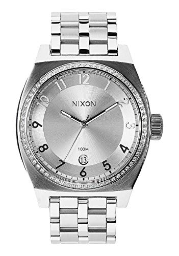 Nixon Women's Quartz Watch with Stainless Steel Strap - Silver, 18mm (Model A325-1874-00) | Elegant Fashion Accessory for Everyday Wear, Office & Special Occasions