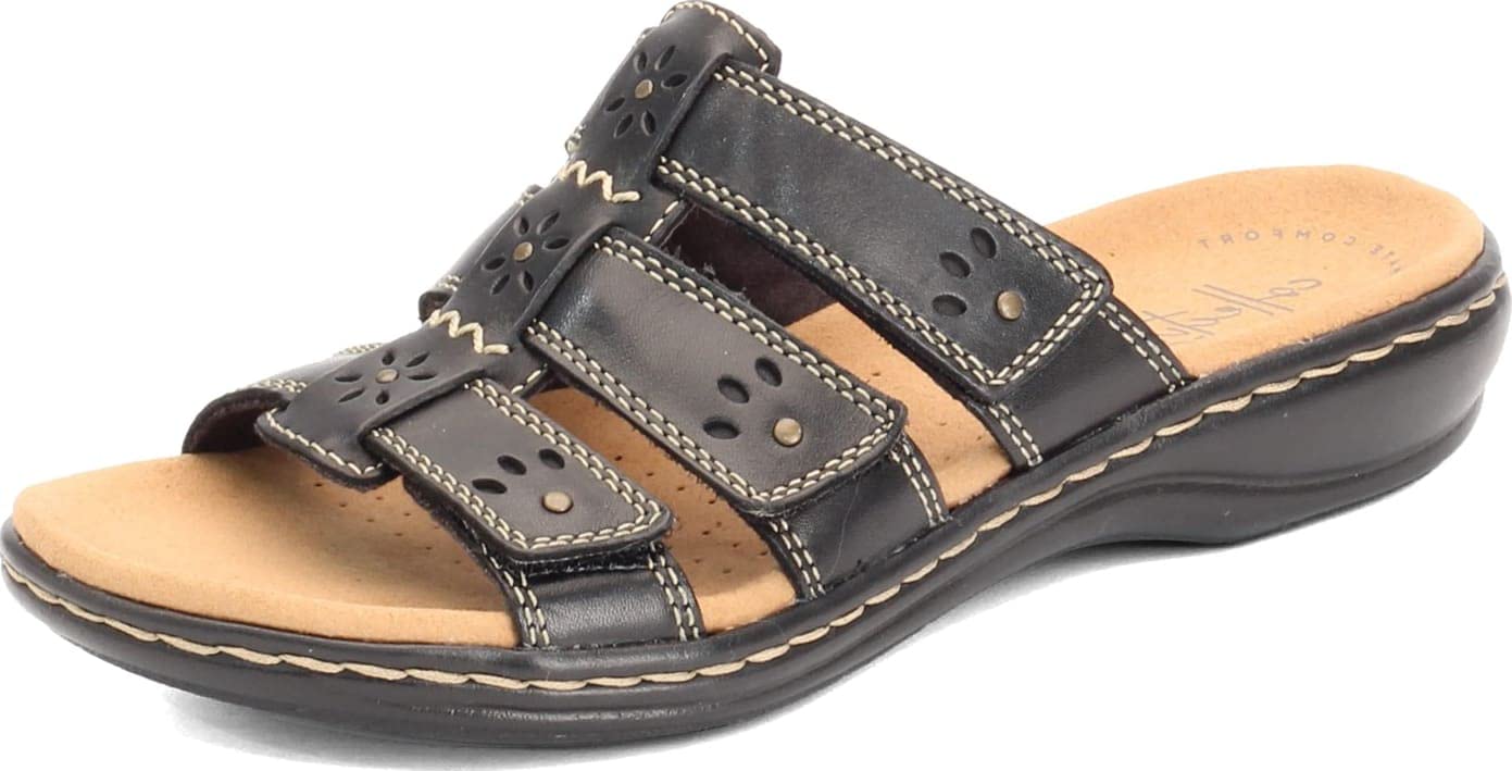 Clarks Women's Leisa Spring Sandal - Comfortable Casual Sandals for Women | Perfect for Walking, Travel & Summer Outfits