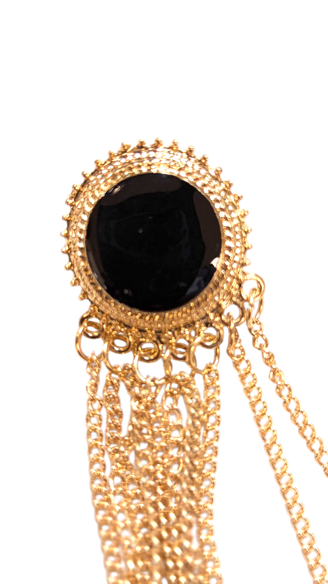 Vintage Rhinestone Brooch Pin - Dupsie's Majestic Anoir Lapel Pin with Crystal Accents, Elegant Jewelry for Women | Perfect for Weddings, Parties, and Special Occasions