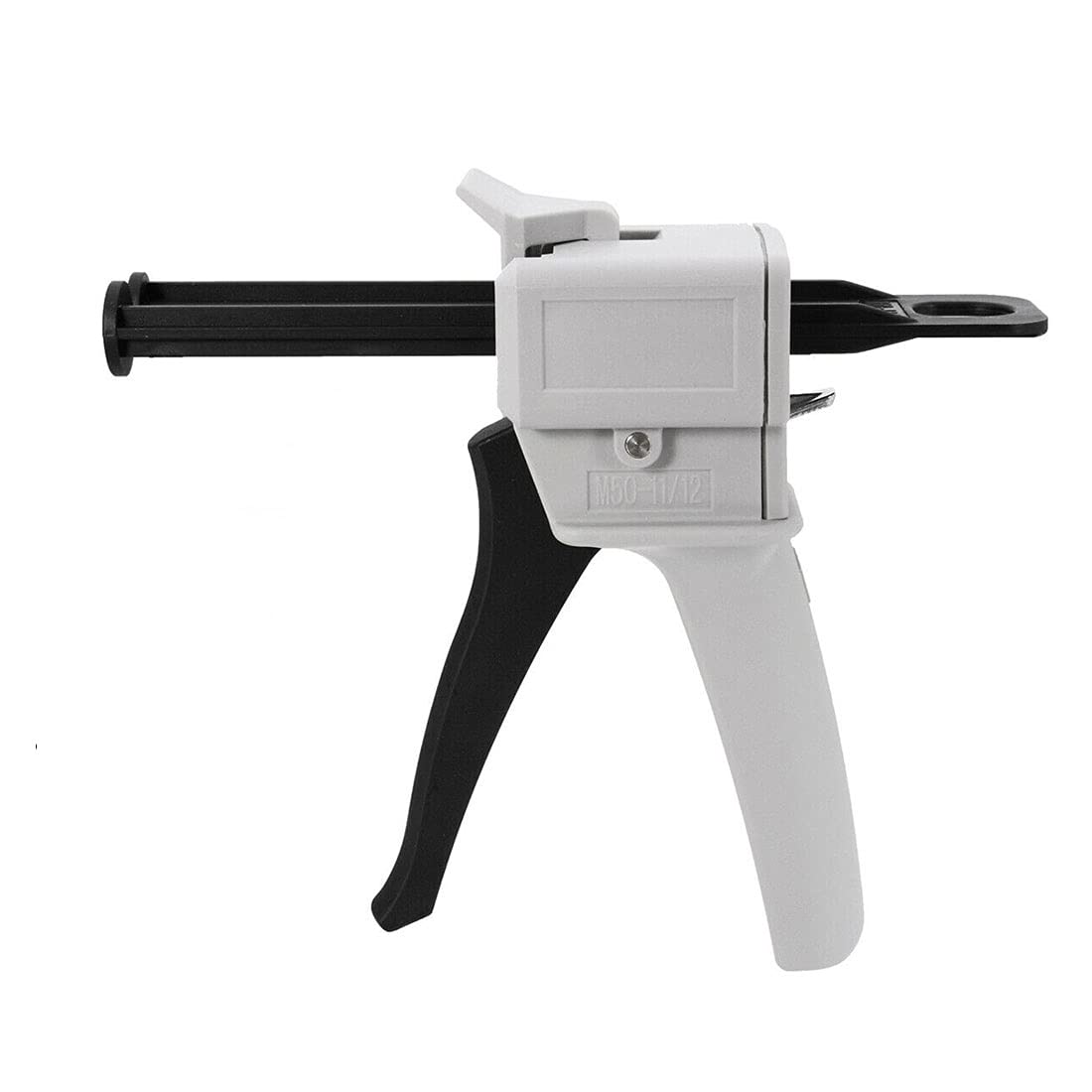 50ml Dual Cartridge Dispenser Gun - Manual Adhesive Mixing Applicator for 1:1 & 2:1 Ratio Epoxy - Perfect for Construction, Automotive Repair and DIY Projects