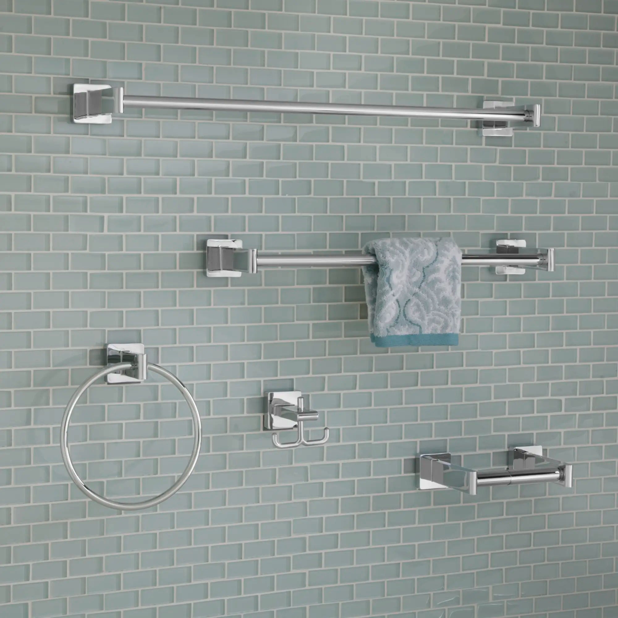 CS Series 24 Inch Stainless Steel Towel Bar - Bathroom & Kitchen Hanging Towel Rack for Home Decor and Organization