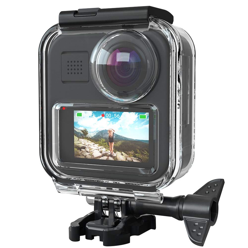 20m Waterproof Camera Case for Underwater Photography - Durable Action Camera Housing with Safety Lock Buckle - Ideal for Snorkeling, Diving & Water Sports