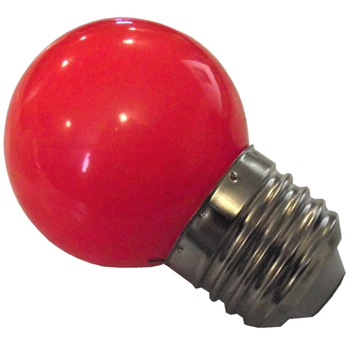 1W Red LED Brooder Heat Lamp Bulb for Poultry Chicks - Ideal for Chicken Coops, Reptile Tanks & Pet Warming Needs