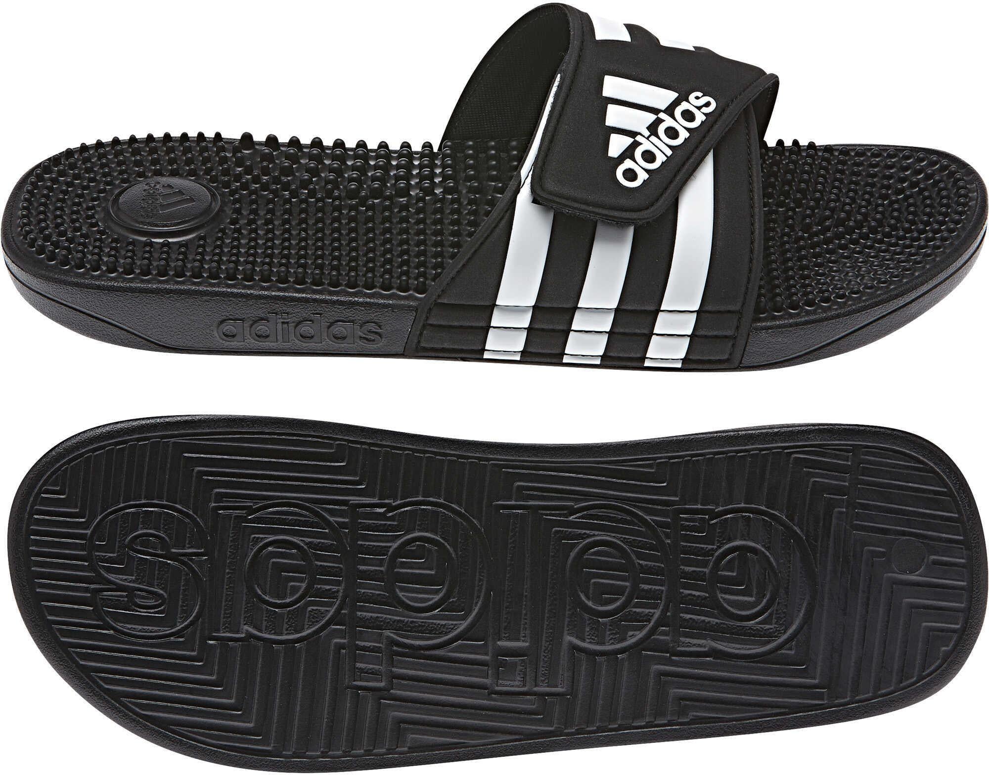 Adidas Adissage Men's Slides - Comfortable & Supportive Sandals for Walking, Gym, and Poolside Relaxation