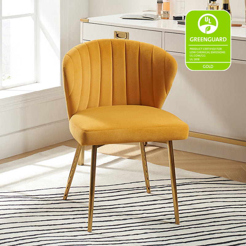 Luxury Aruna Velvet Upholstered Accent Chair - Soft Velvet Fabric, Comfortable Seating for Living Room, Bedroom, or Office - Elegant Home Decor & Stylish Furniture
