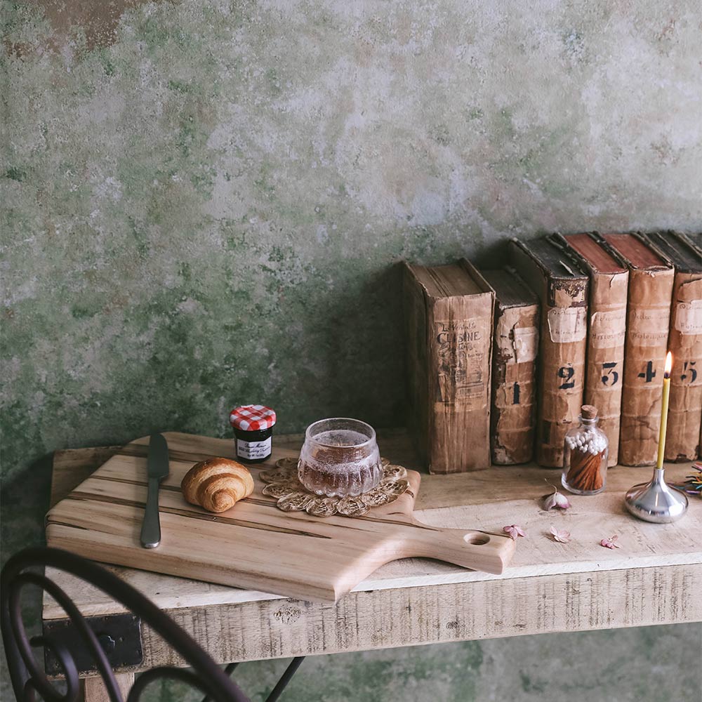 Maple Wood Charcuterie Board with Handles - Perfect for Cheese, Charcuterie & Entertaining - Rustic Serving Tray for Parties, Weddings & Home Decor