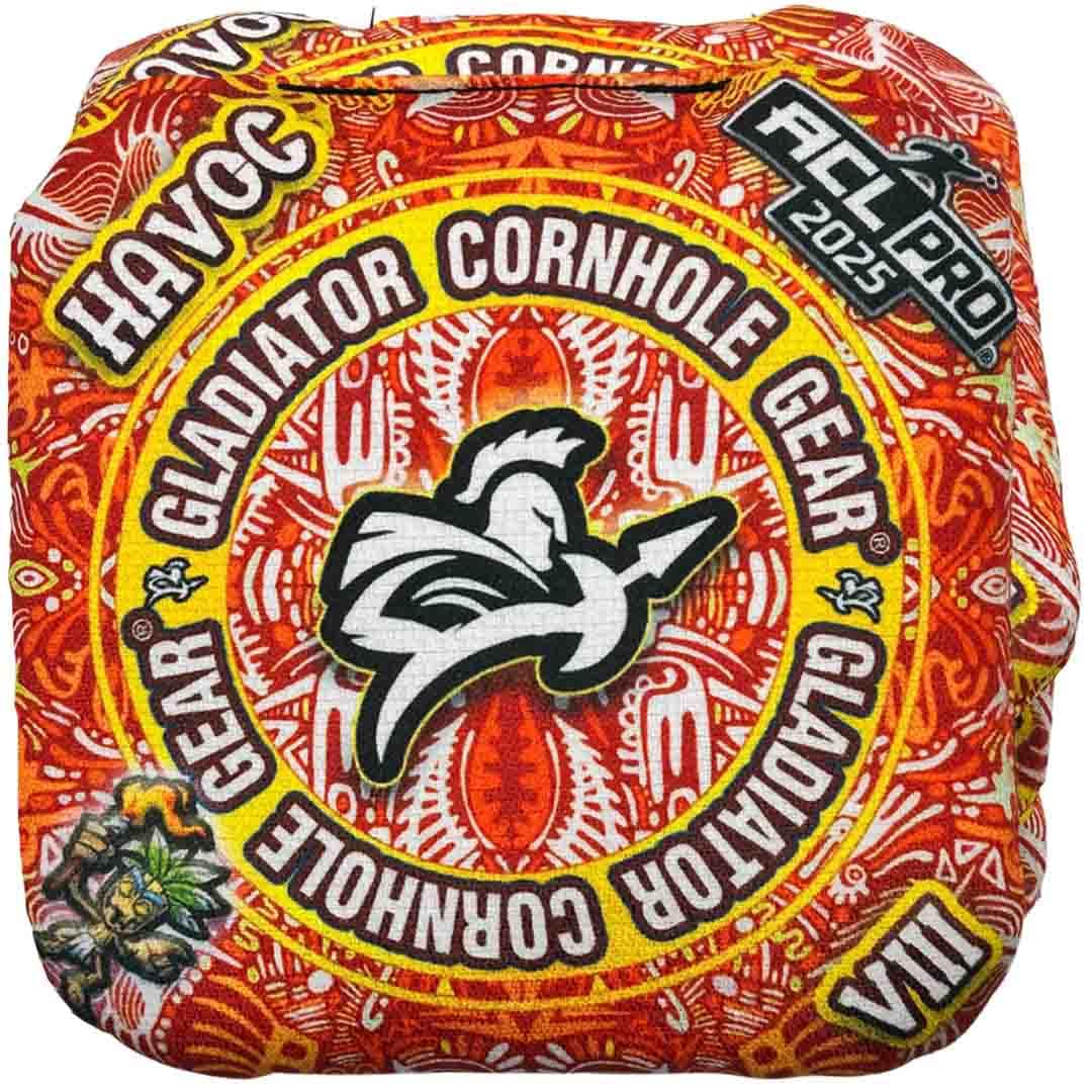 ACL Pro Approved Gladiator Professional Cornhole Bags Set of 4 - Regulation Size & Weight, Fast/Medium Weather Resistant Bean Bags for Outdoor Games, Backyard Parties, Tailgating & Competitive Play