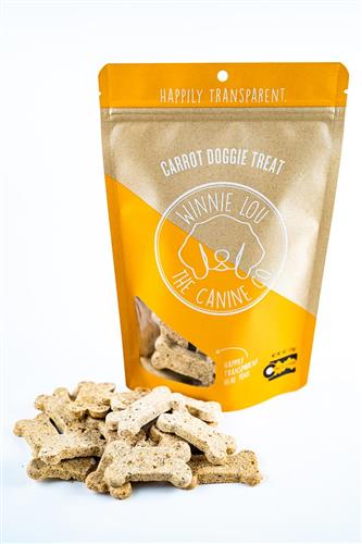 Healthy Carrot Dog Treats for Training - All Natural, Grain-Free Dog Snacks - Perfect for Small, Medium & Large Dogs - Great for Training, Rewards & Dental Health