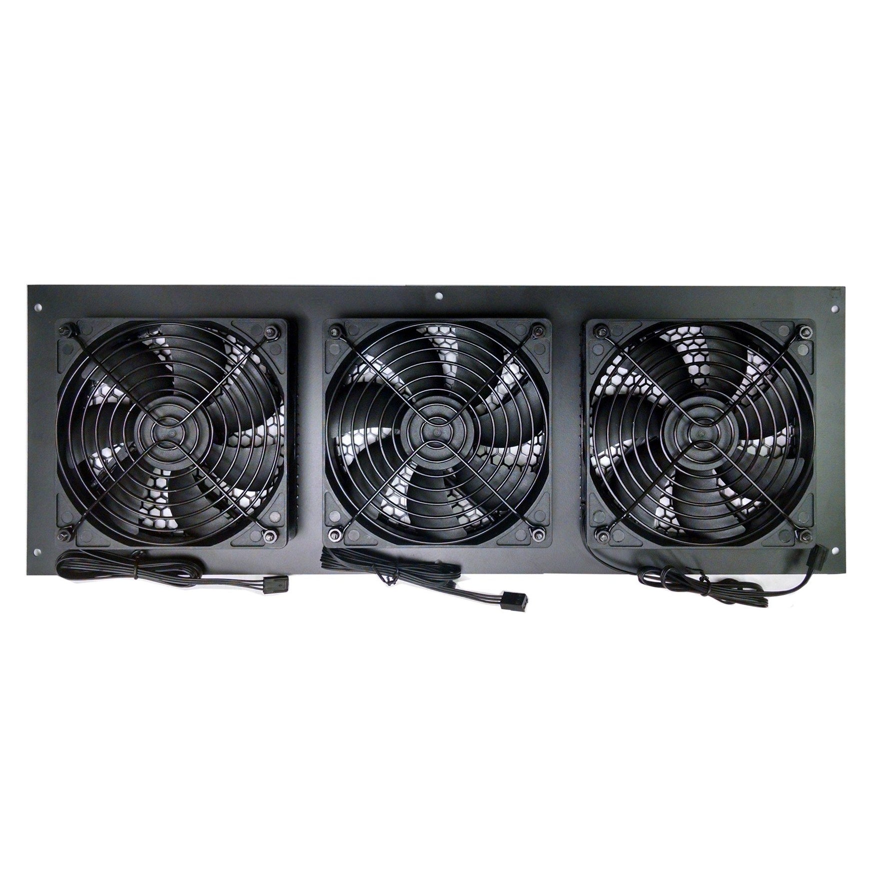 Coolerguys Triple 120mm PC Case Fan Cooling Kit - High Airflow Quiet Computer Cooling System for Gaming PC, Workstation & Home Office Setup