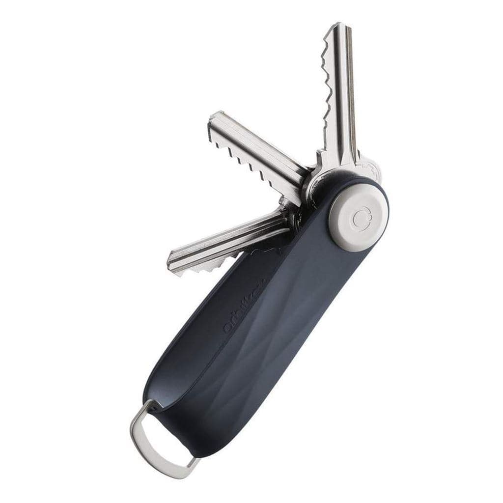 Orbitkey Active 2.0 Key Organizer - Premium Key Holder & Keychain with RFID Protection - Midnight Blue - Perfect for Travel, Work & Everyday Carry (EDC)