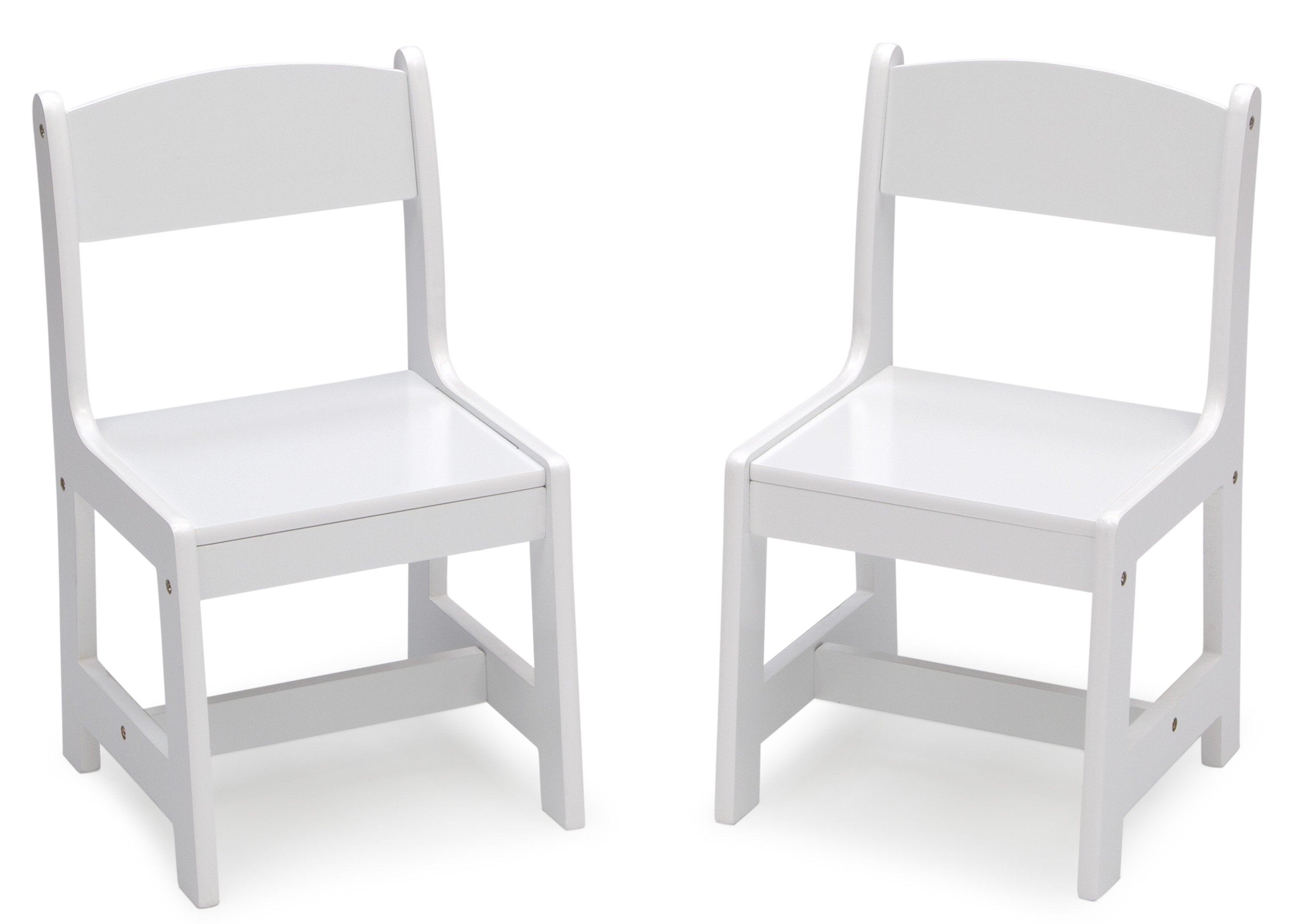 MySize Wooden Kids Chairs for Playroom - Set of 2 Children's Chairs for Reading, Drawing & Playtime - Perfect for Toddler Classroom, Daycare or Home Play Area