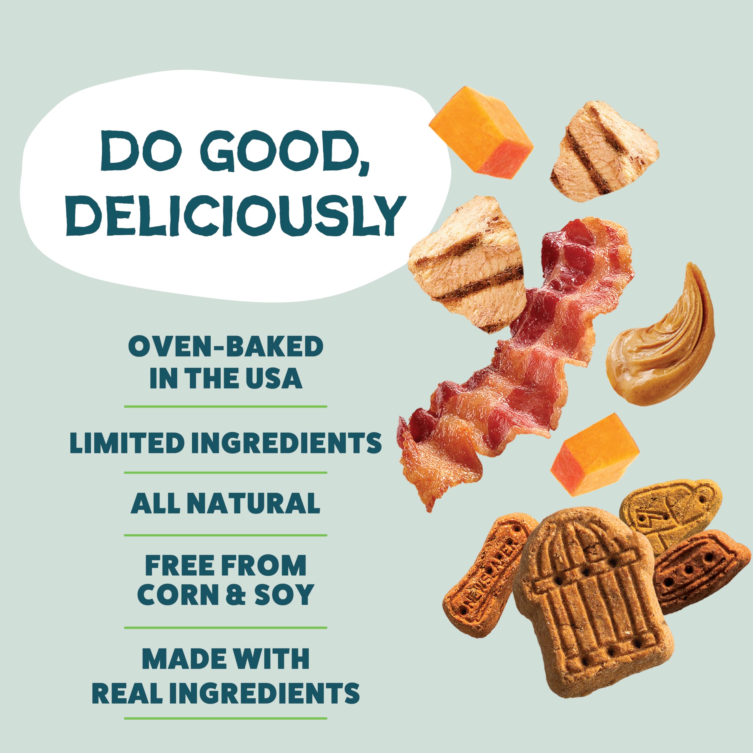 Shameless Pets Crunchy Dog Treats - Party Mix Variety, 10oz | Healthy Natural Dog Biscuits & Cookies for Small, Medium, Large Breeds | Grain-Free, Corn & Soy Free | Made in USA | Perfect for Training Rewards, Birthday Parties & Everyday Snacks