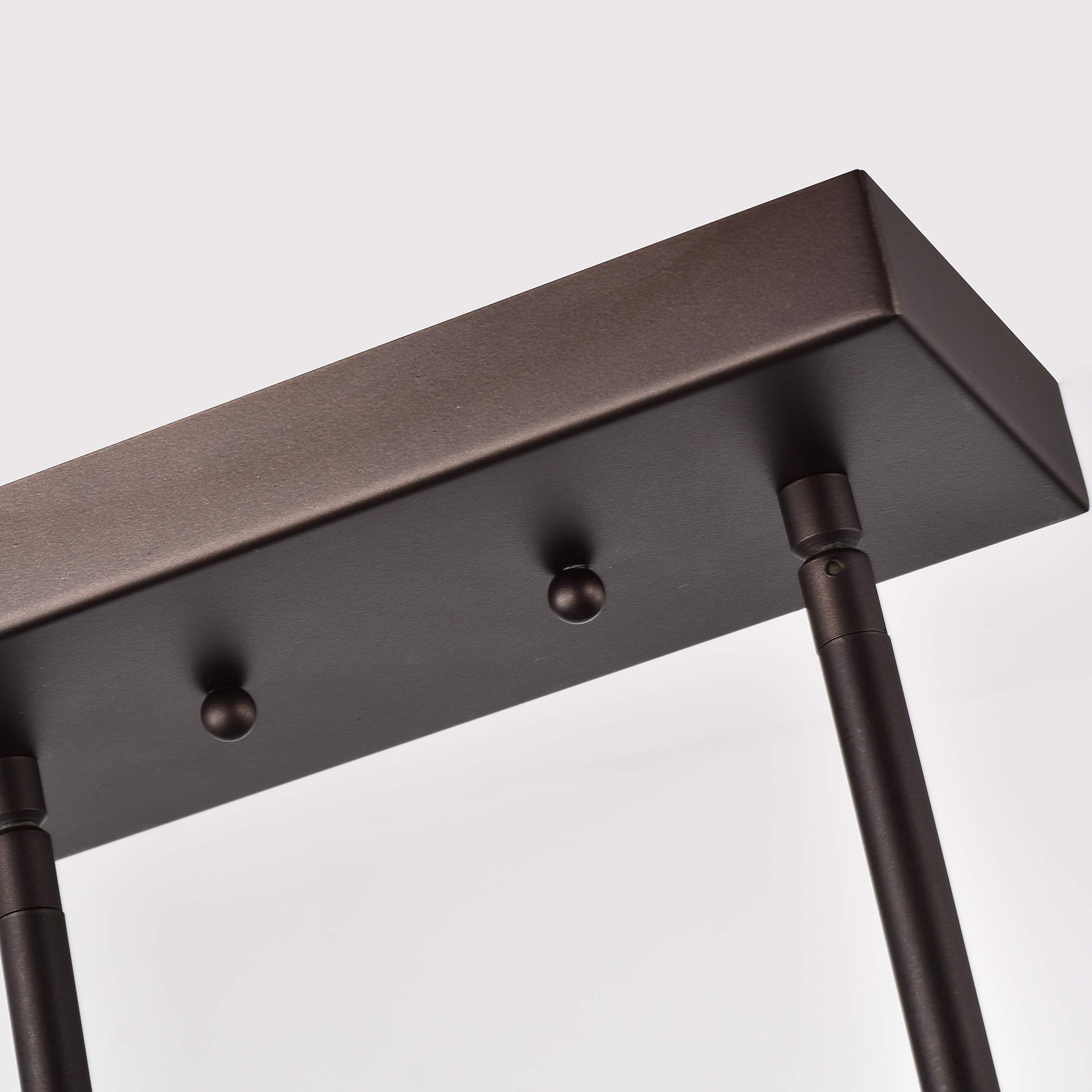 Industrial 5-Light Oil Rubbed Bronze Pendant Ceiling Fixture - 38