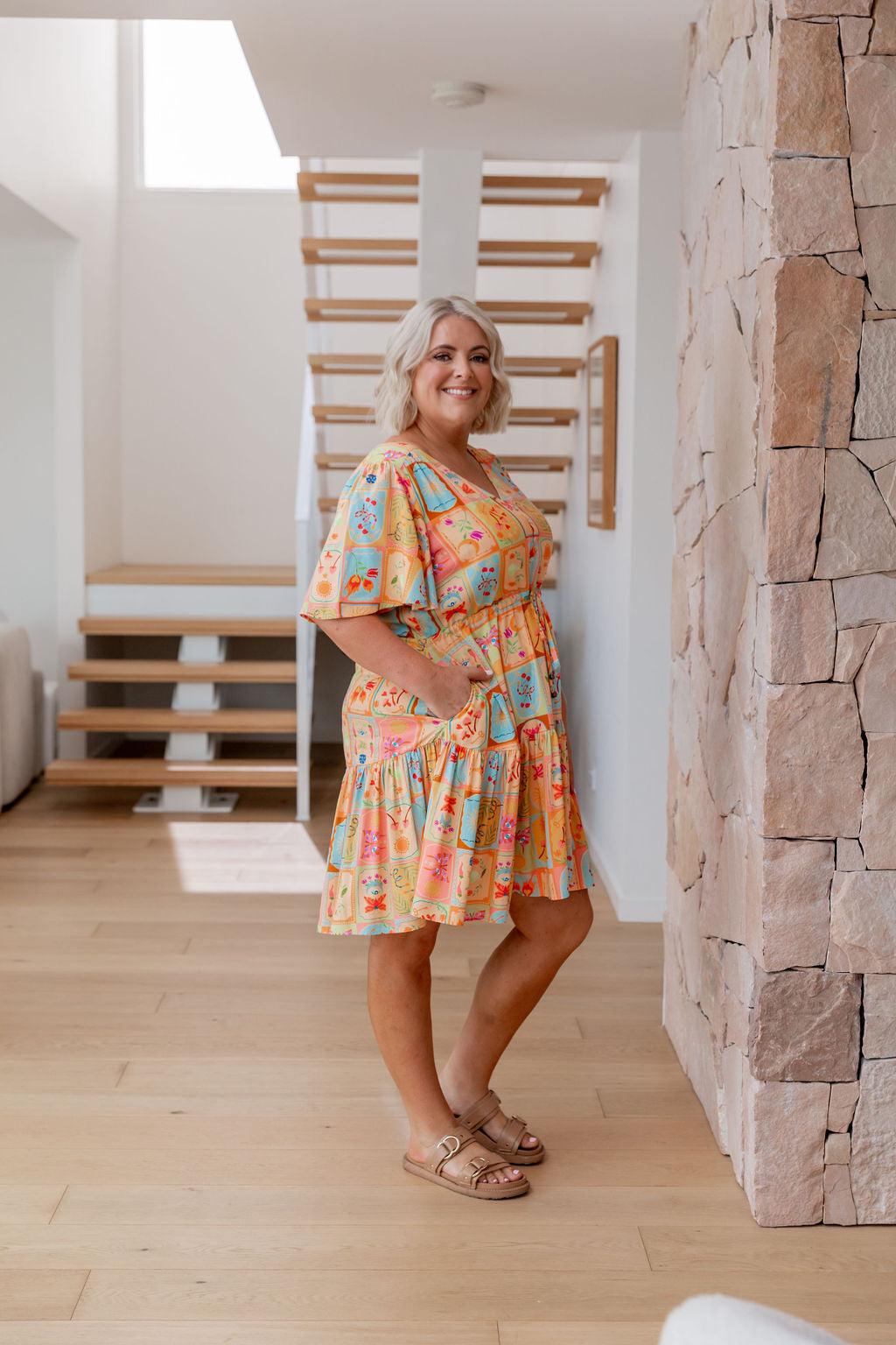 Esmae Pixie Dress - Elegant Floral Print Summer Dress for Women | Perfect for Parties, Weddings & Casual Outings