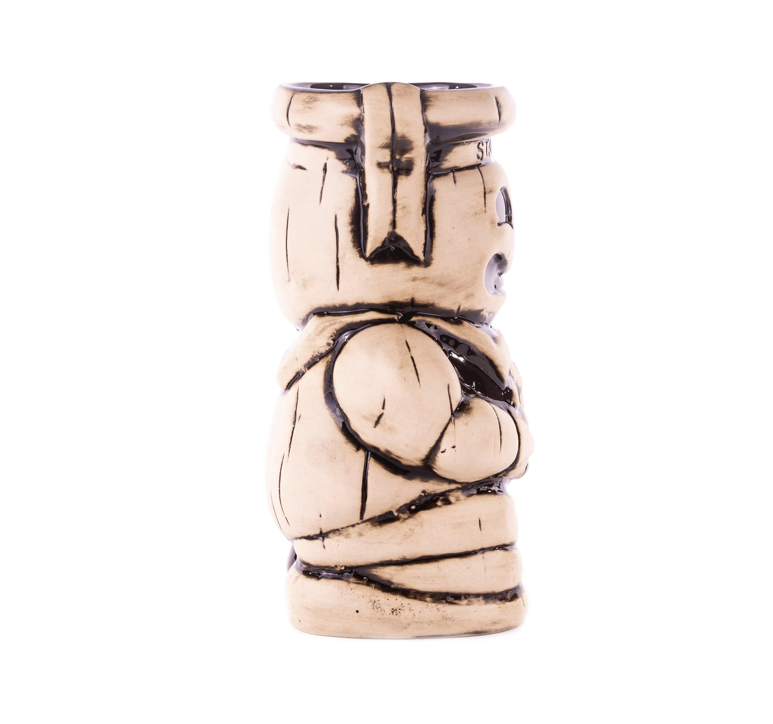 Ghostbusters Stay Puft Marshmallow Man Tiki Mug - Bone Variant Collectible Cup for Movie Fans - Perfect for Halloween Parties, Themed Events & Pop Culture Collectors