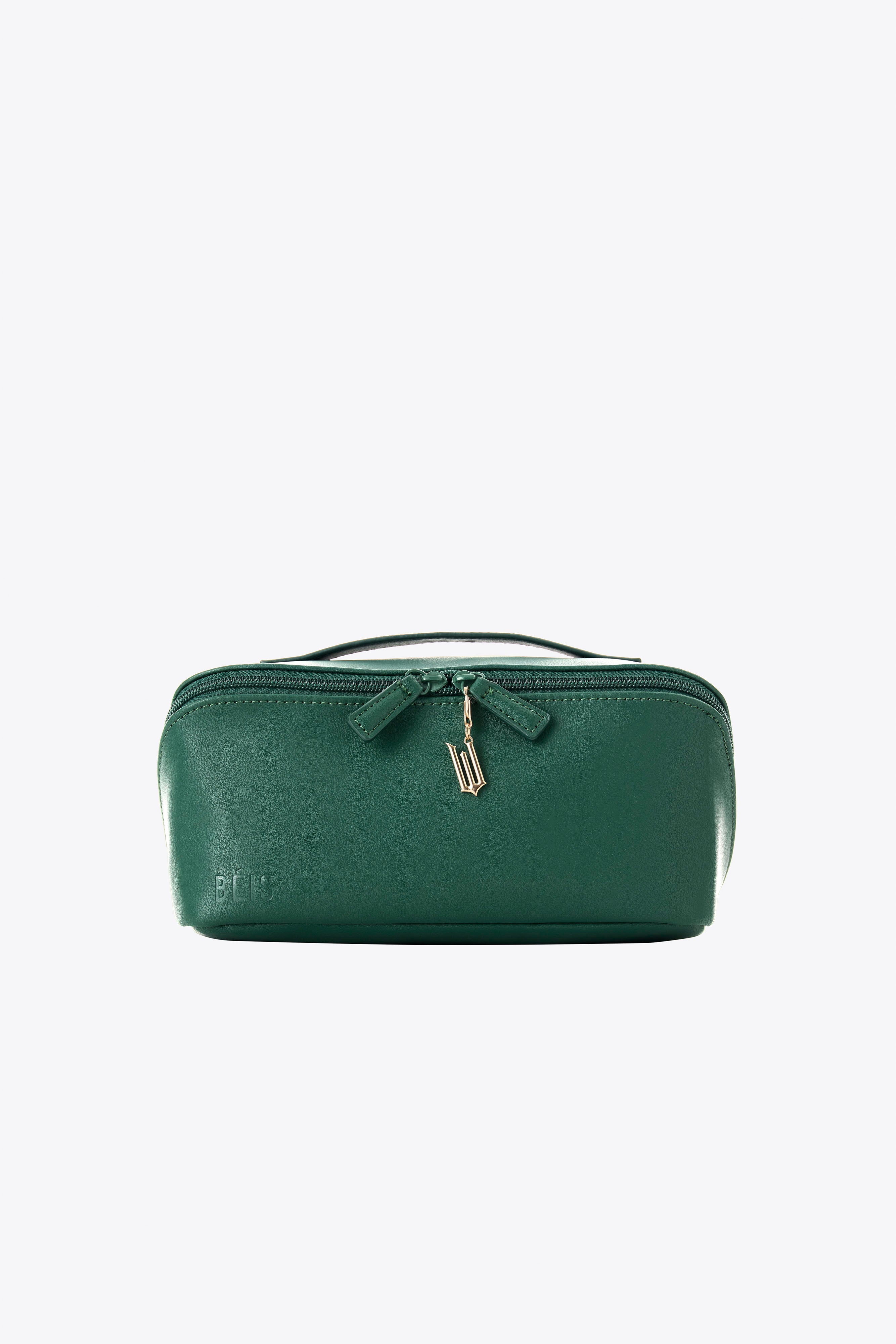 Premium Wicked Green Toiletry Kit - Travel Cosmetic Bag for Men & Women | Perfect for Gym, Camping & Vacation Essentials