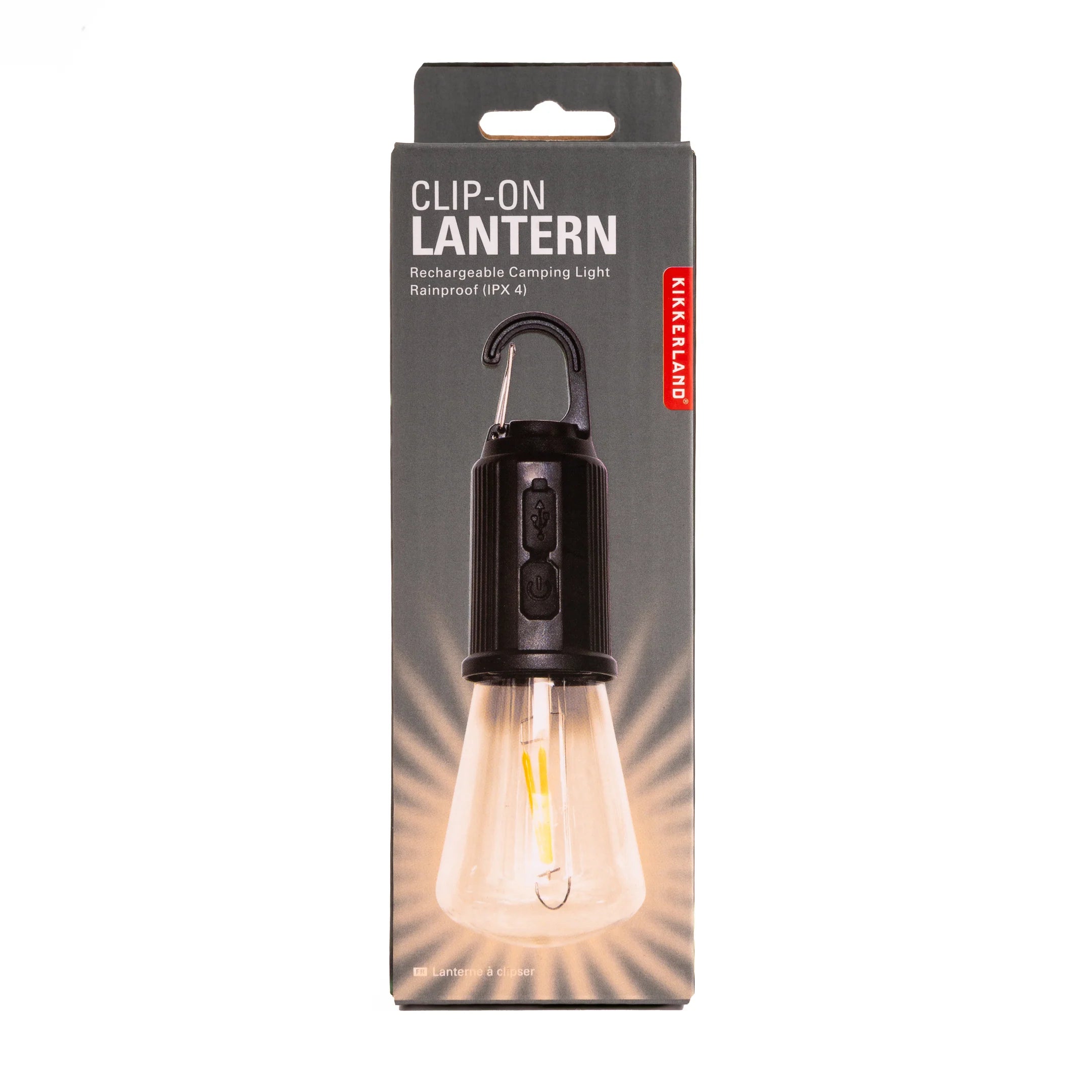 Clip On Lantern - Portable LED Camping Light with Adjustable Clamp, Battery Powered for Tents, Hiking, Backpacking & Emergency Use
