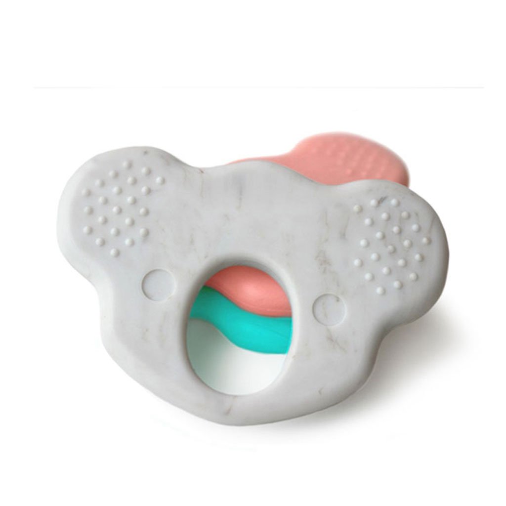 Koala Baby Silicone Teether Toy - Safe & Soft Chewing Relief for Teething Infants - Perfect for Soothing Sore Gums at Home or On-the-Go