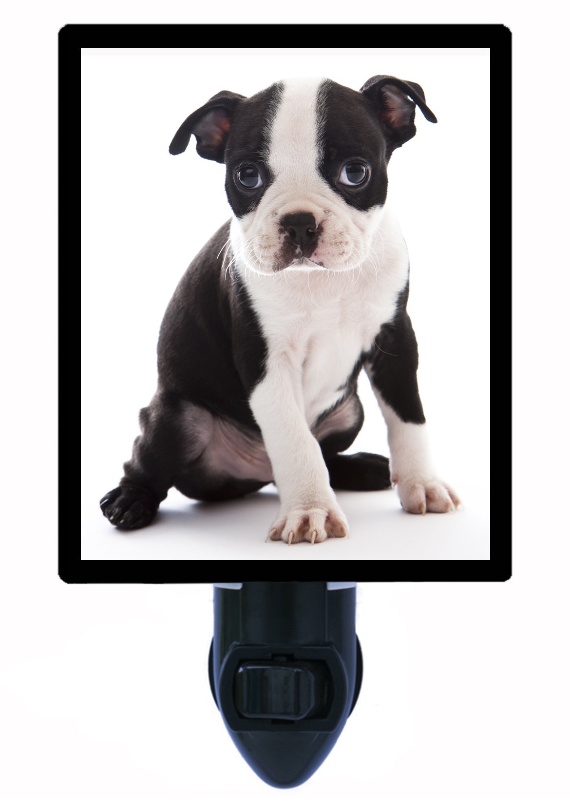 Boston Terrier Puppy LED Night Light for Dogs - Cute & Safe Pet Night Light for Bedroom, Nursery, or Kennel - Perfect for Nighttime Comfort and Safety