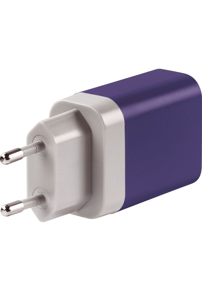 Go Travel Worldwide USB A & USB C Charger - Dual Port Fast Charging Adapter for iPhone, Samsung, iPad - Perfect for Travel, Home & Office Use