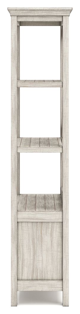 Stylish Whitewash Large Bookcase for Home & Office - Perfect for Living Room, Bedroom, or Study Organization