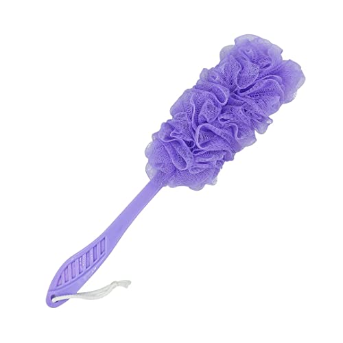 Long Handle Back Scrubber Loofah Sponge - Soft Exfoliating Bath Brush for Men & Women - Perfect for Shower, Bath & Deep Cleaning Hard-to-Reach Areas