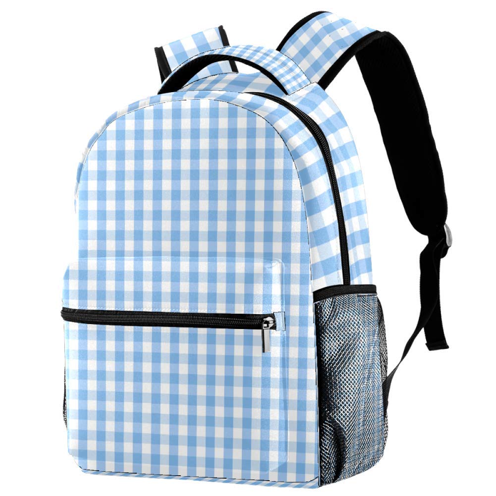 Stylish Gingham Print Shoulder Bags & School Backpacks for Women & Teens - Perfect for College, Travel, and Everyday Use