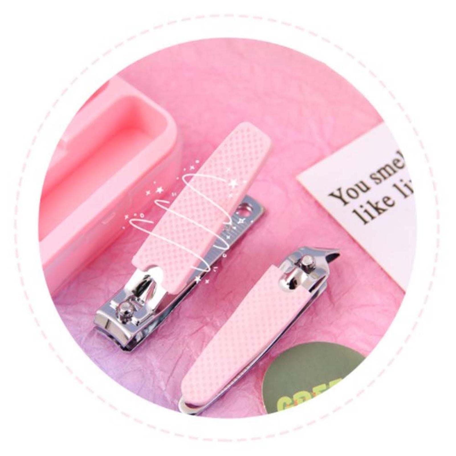 Colorful Kids Nail Clippers Set - 2 Pack Sharp Stainless Steel Nail Trimmers for Toes & Fingers - Safe Pedicure & Manicure Tools for Baby, Children & Adults - Perfect for Home, Travel & Salon Use