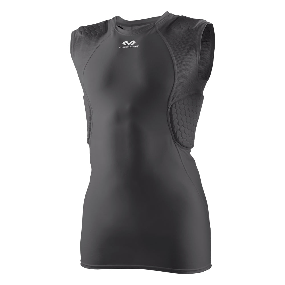 HEX® Sleeveless Workout Shirt with 5-Pad Protection - Gym, Running & Outdoor Sports Performance Top