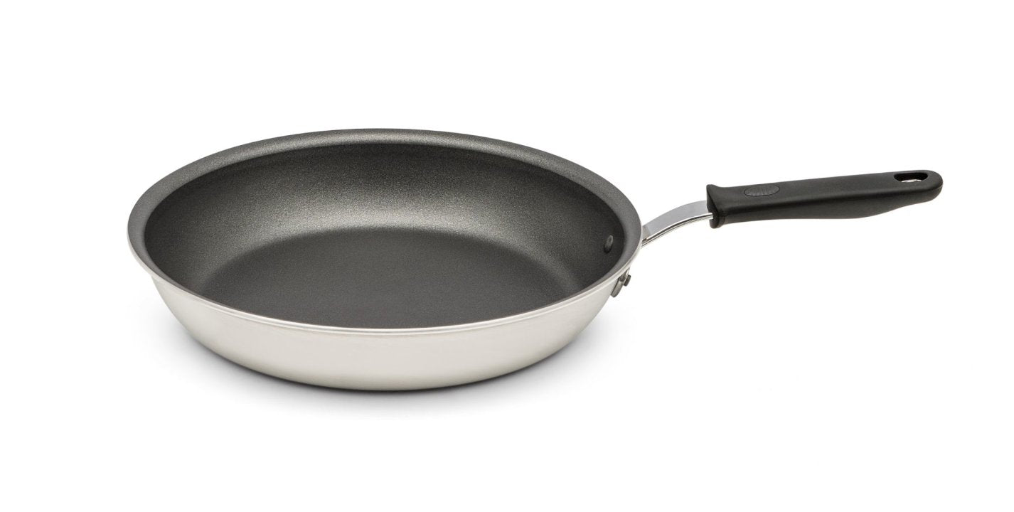 Vollrath Wear Ever 12-Inch Nonstick Fry Pan with Silicone Handle - Aluminum Cookware for Professional & Home Kitchen - Perfect for Searing, Frying & Sauteing
