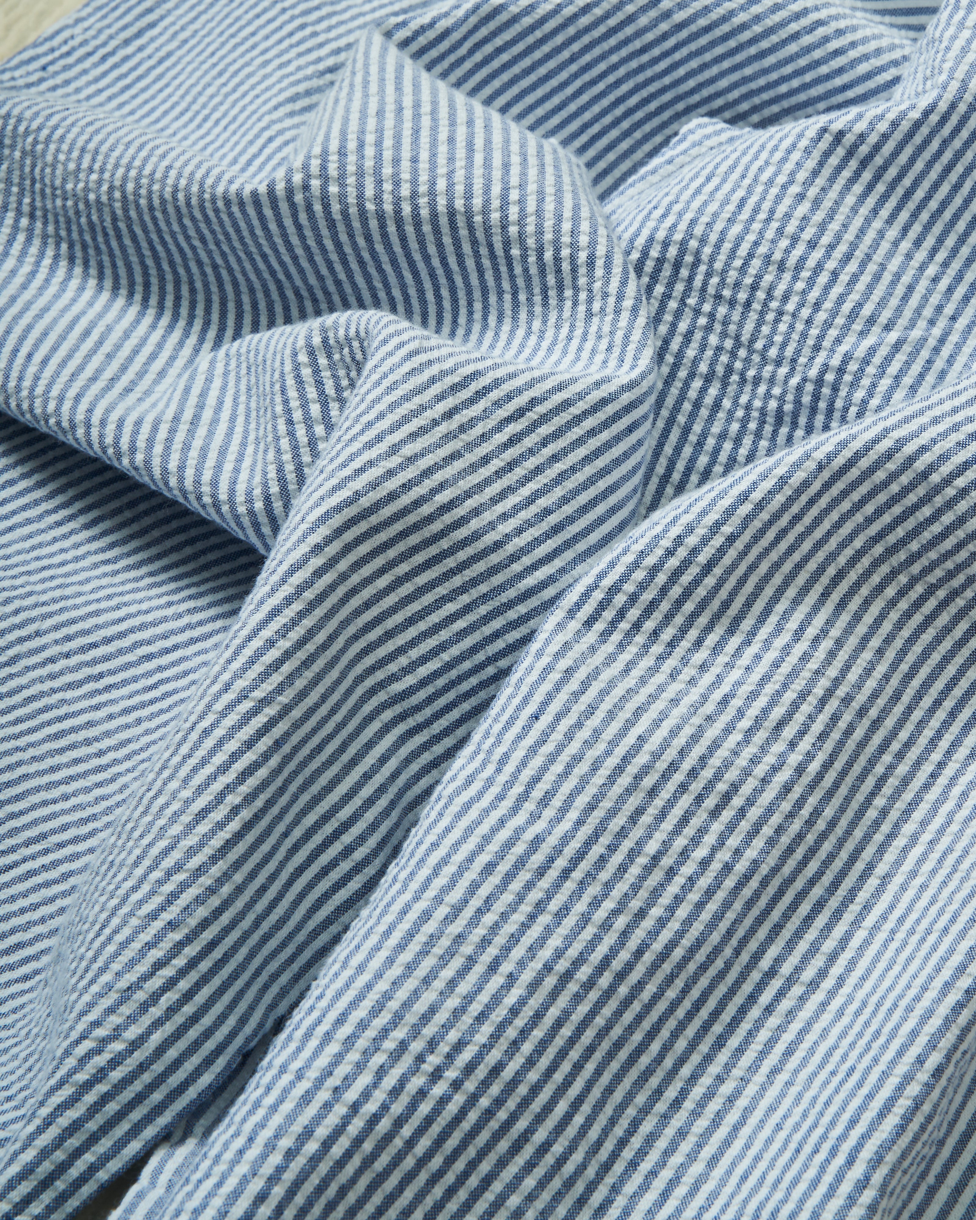 Camden Pant in Navy Seersucker - Lightweight Summer Trousers for Men | Perfect for Casual Wear, Office & Outdoor Activities