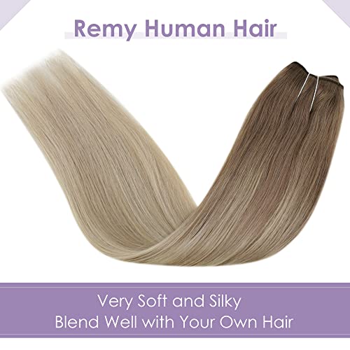 Premium Fish Line Halo Hair Extensions with Invisible Clips - Seamless 100% Human Hair Extensions for Length & Volume - Perfect for Weddings, Parties & Daily Styling