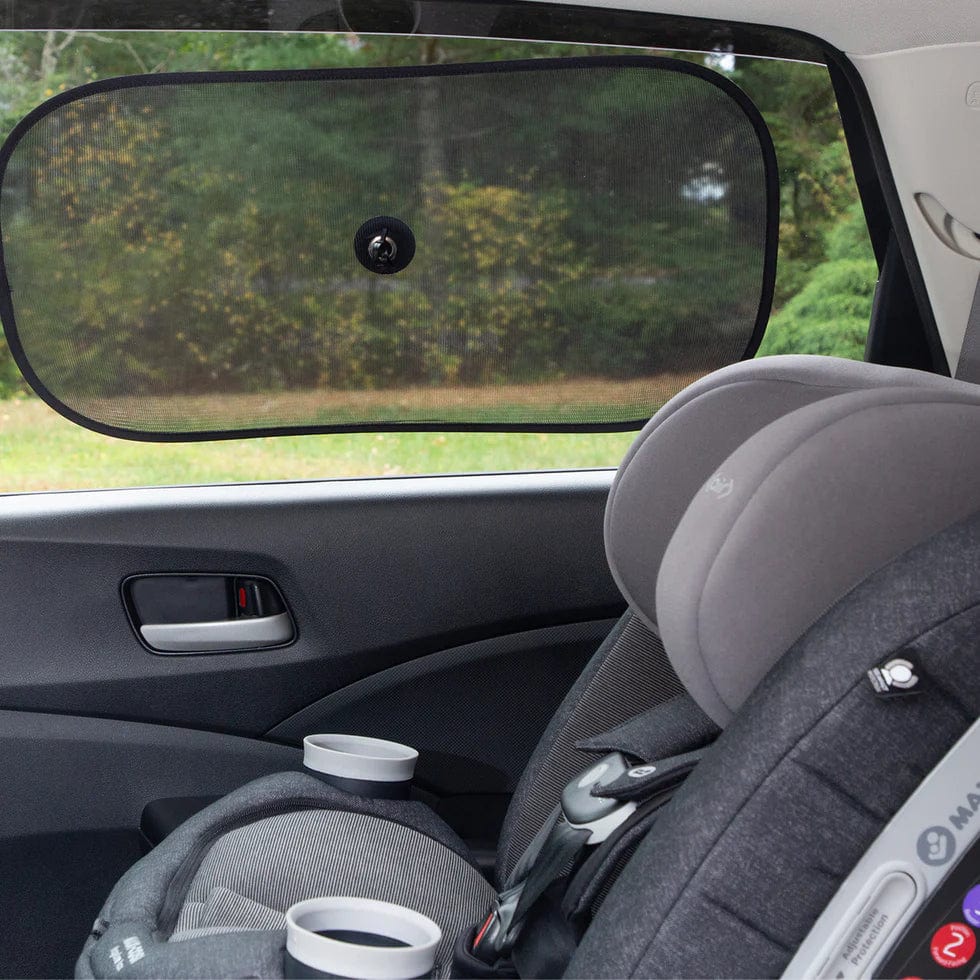 Maxi Cosi Max Window Shade 2 Pack Black - Car Sun Shades for Baby & Kids, UV Protection for Car Windows, Perfect for Road Trips & Travel
