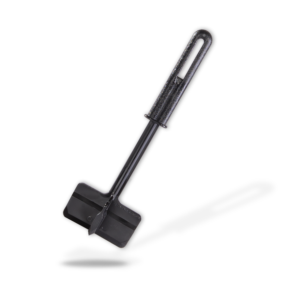 Stainless Steel Chop Stir Cooking Utensil - Black - Perfect for Stir-Frying, Sautéing, and Mixing Ingredients in Woks & Pans
