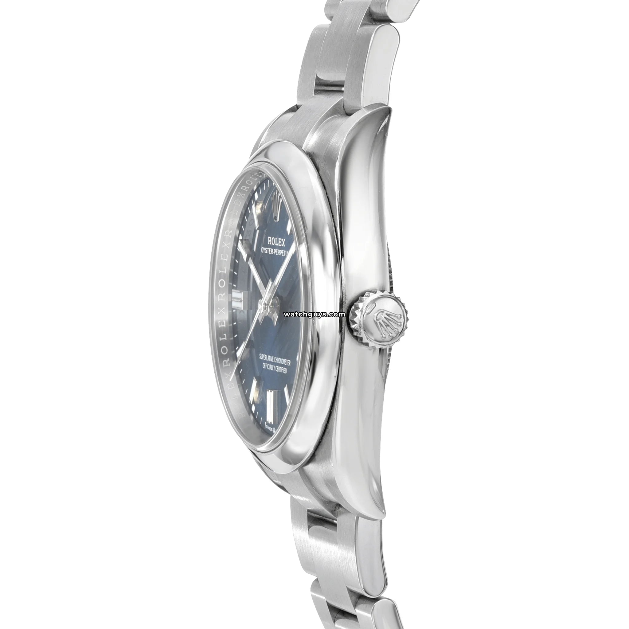 Rolex Oyster Perpetual 126000 Blue Dial Stainless Steel Watch - Luxury Automatic Timepiece for Men, Perfect for Business, Formal Events & Everyday Wear