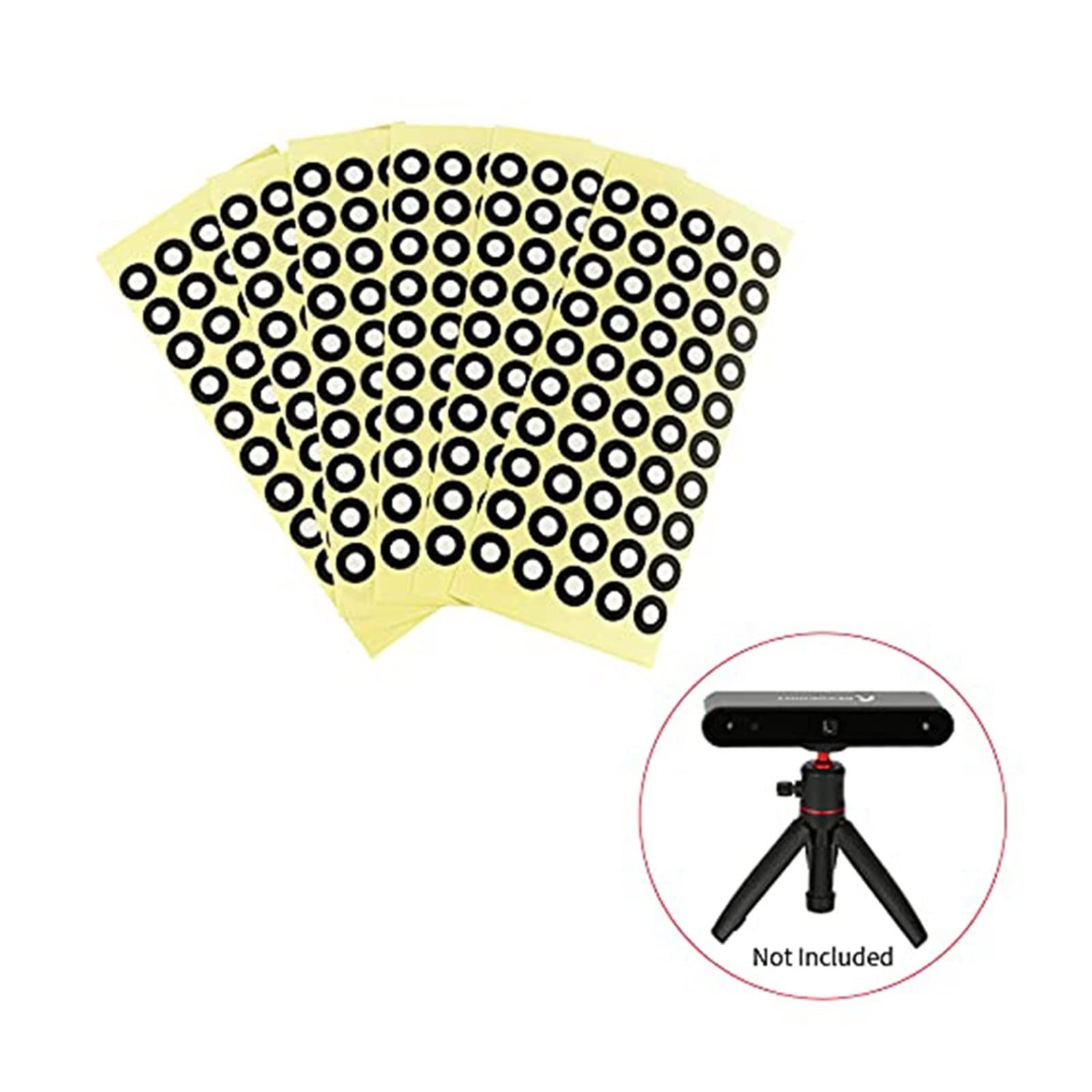 3000 Pcs 5.0mm 3D Scanning Marking Dots - High Visibility Diffuse Reflection Reference Points for 3D Scanners | Perfect for 3D Modeling, Motion Capture & CAD Scanning Projects