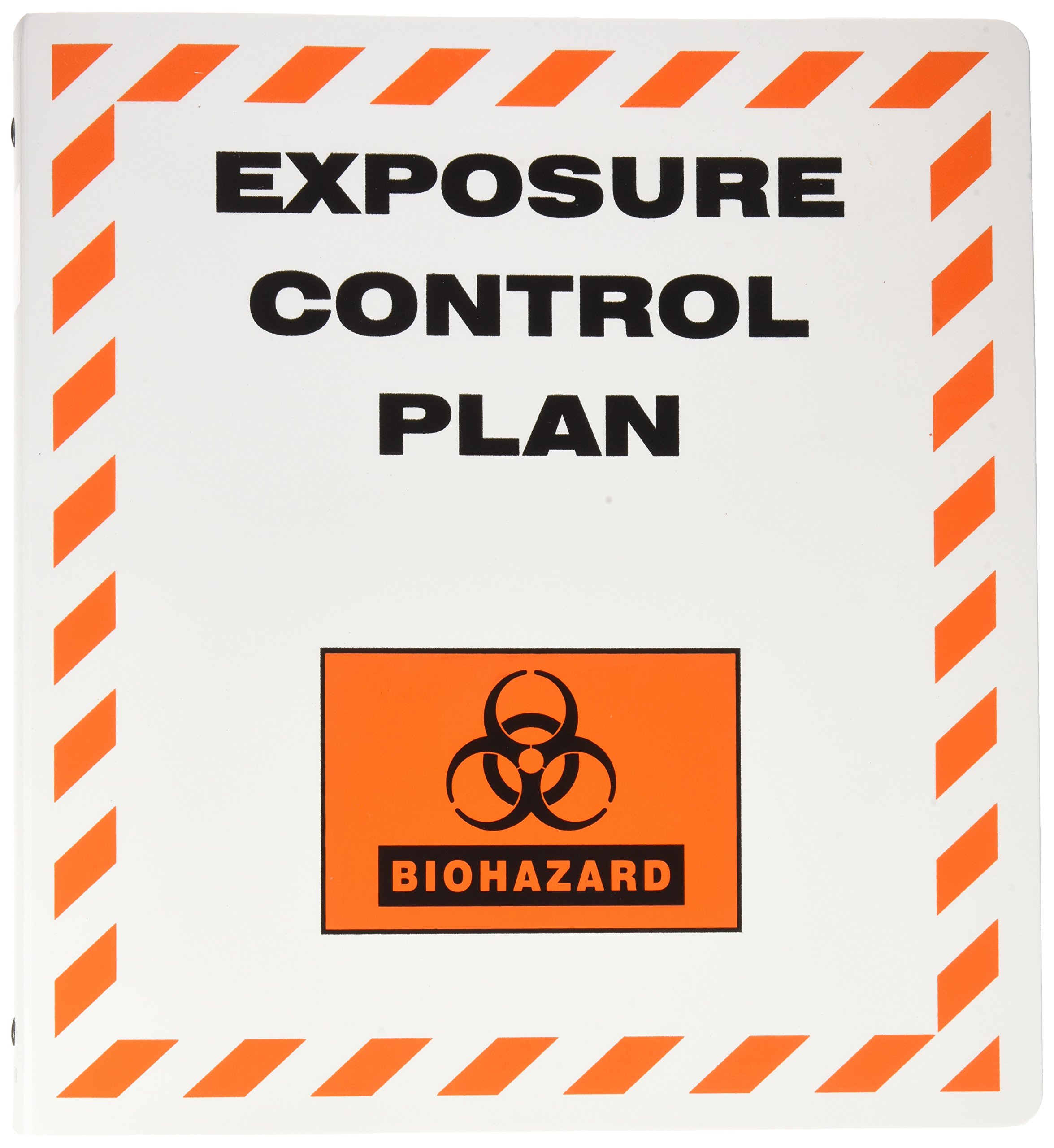 Brady BH2023 3-Ring Binder for Exposure Control Plans | Durable Polyethylene Document Organizer | Perfect for OSHA Compliance & Workplace Safety Documentation