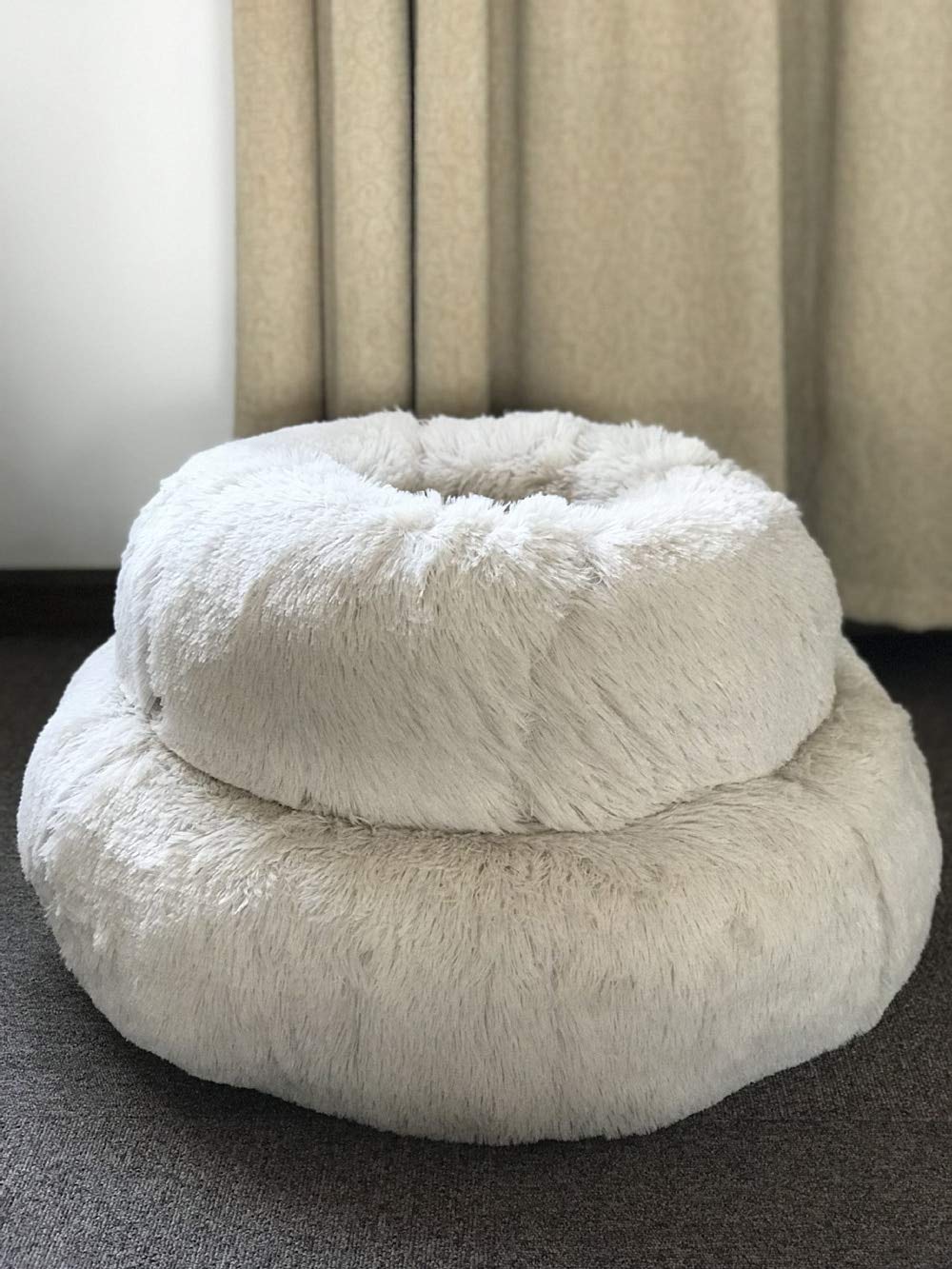 Super Soft Pet Bed for Dogs & Cats - Warm Plush Sleeping Bag, Portable Cushion Pad (46-100cm) - Perfect for Winter & Home Use