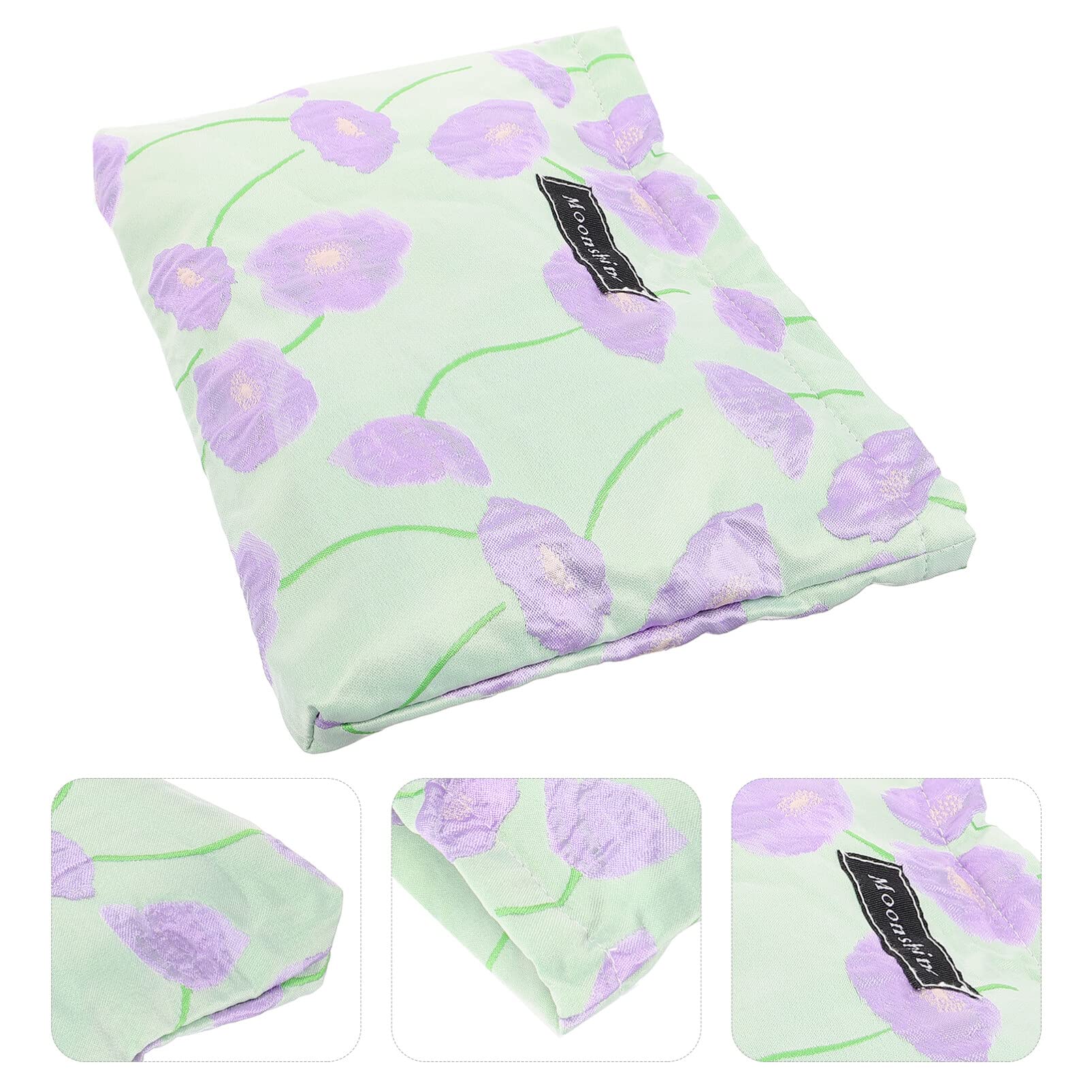 EXCLUZO Floral Printed Makeup Bag - Portable Cosmetic Organizer for Travel, Small Storage Pouch for Lipstick, Jewelry, Headphones & Coins | Perfect for Daily Use, Gym, Vacation & On-the-Go Organization