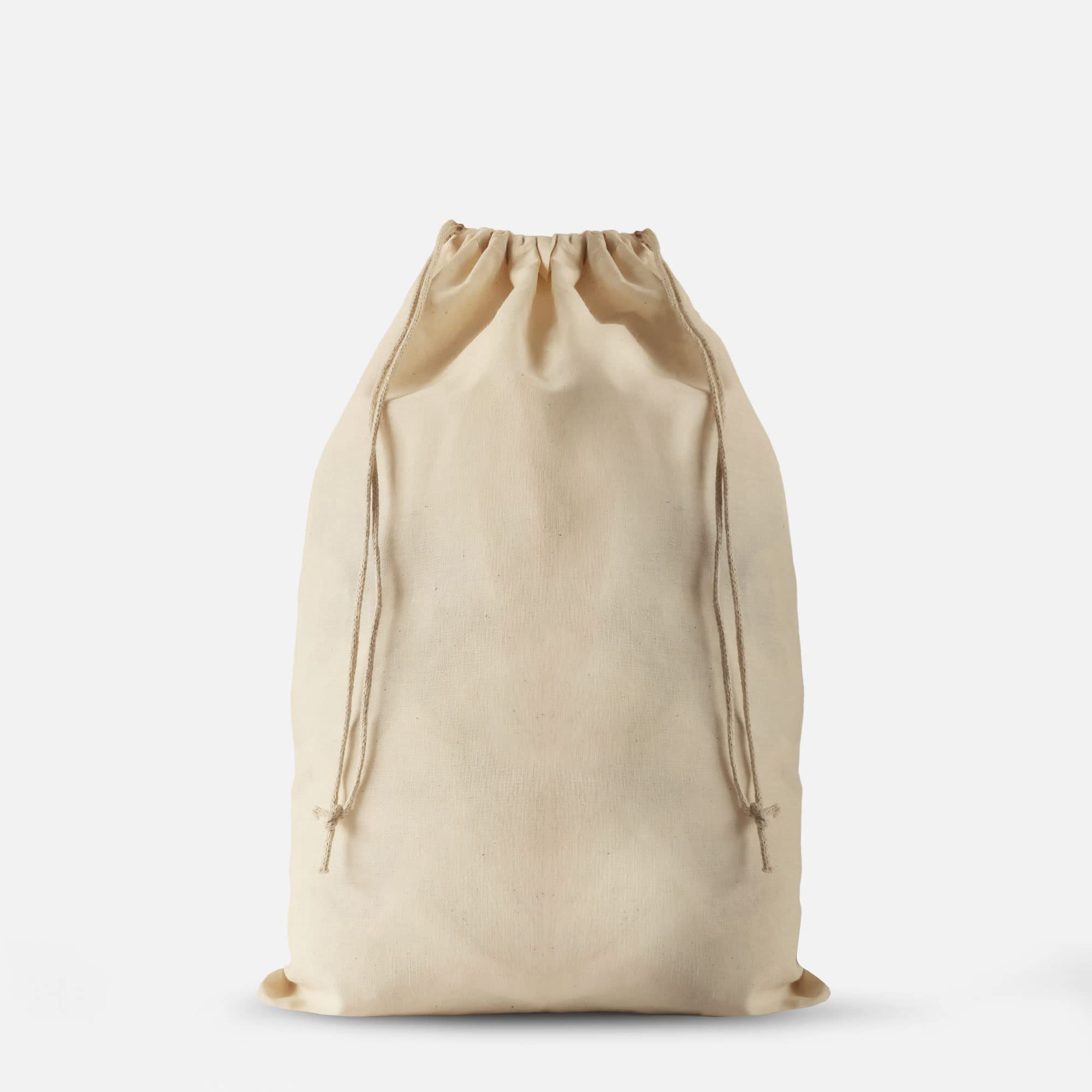 Eco-Friendly Muslin Cotton Drawstring Gift Bags - Small/Medium/Large Sizes for Candle Storage, Jewelry Pouch & Wedding Favors - 100% Natural Cotton Reusable Bags (6x10