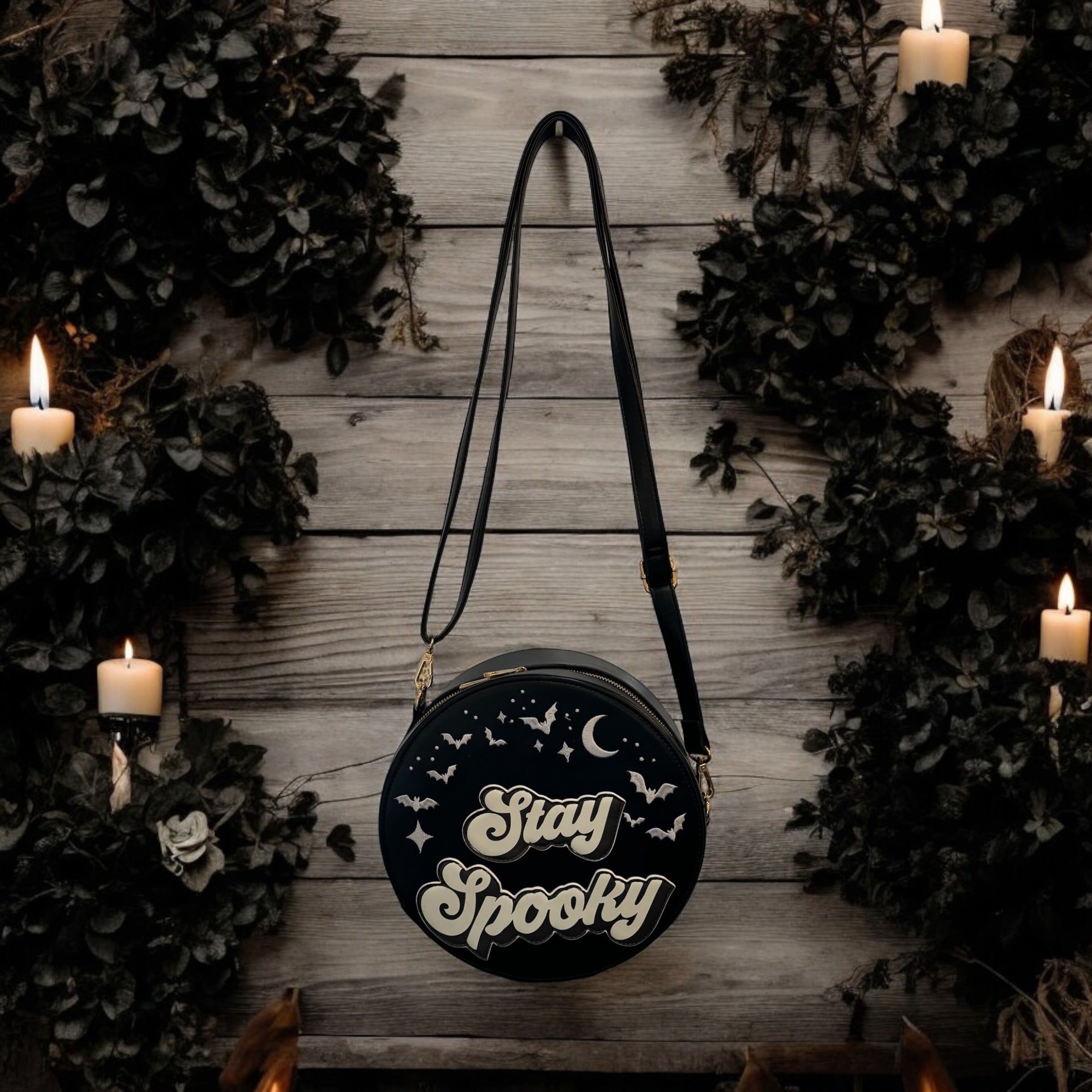 Spooky Zombie Lounge Crossbody Purse - Halloween Party Accessory for Women & Girls - Perfect for Costumes, Cosplay & Themed Events
