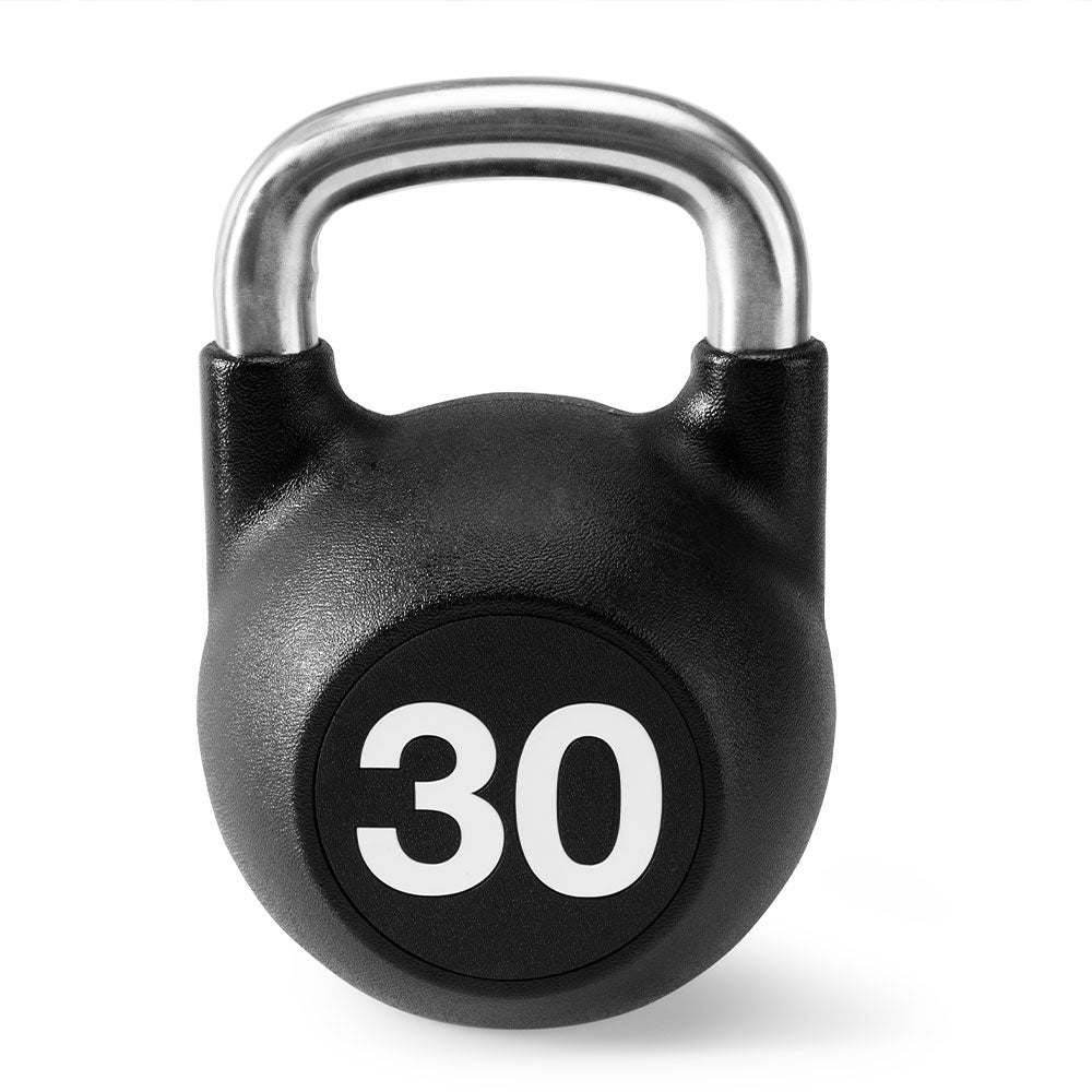 Weider Poly Encased Competition Kettlebell 30lbs - Durable Workout Equipment for CrossFit, Strength Training & Home Gym | Perfect for HIIT, Functional Fitness & Weightlifting