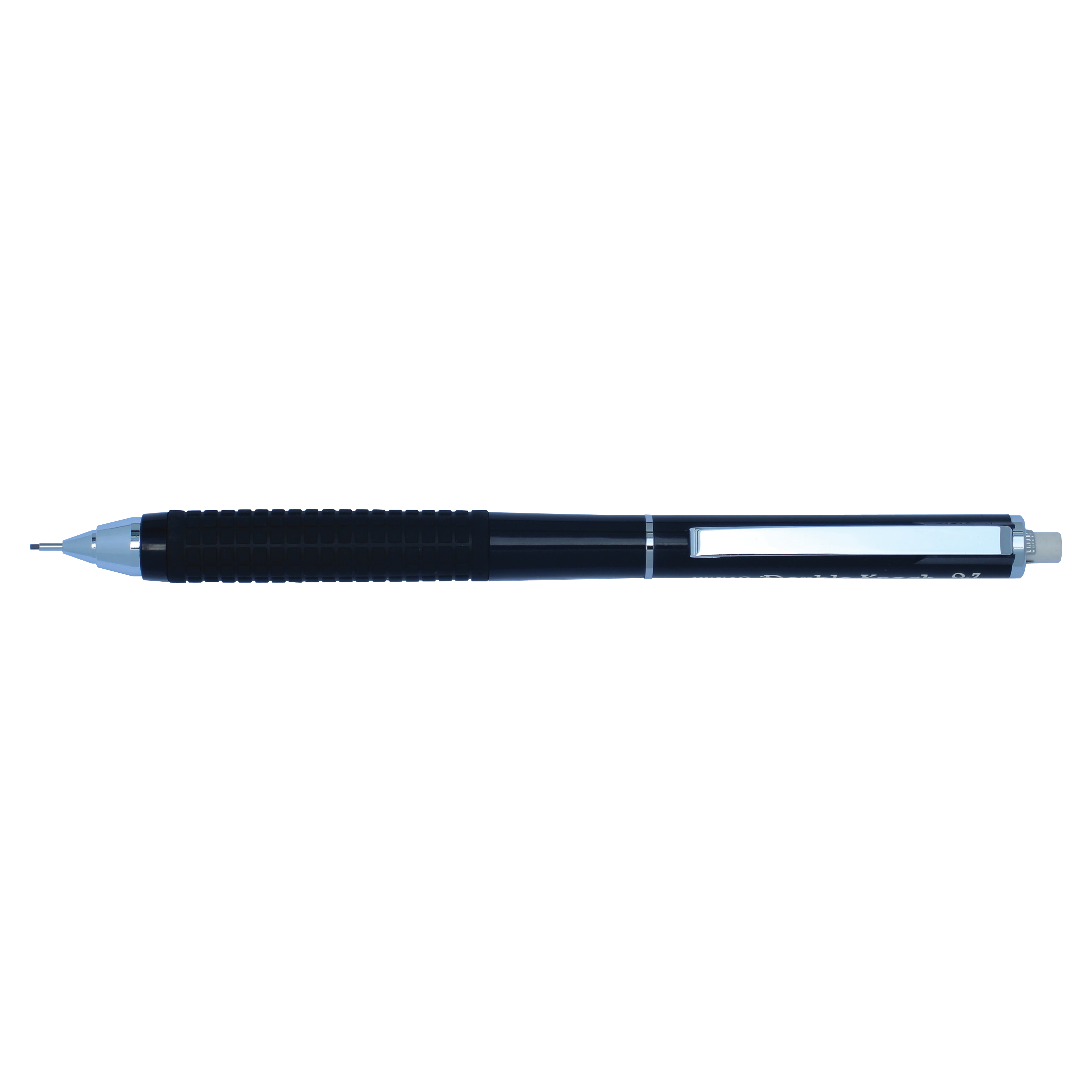 Double Knock 0.7mm Mechanical Pencil - Premium Black Drafting Pencil for Writing, Drawing & Sketching (DK 07BK) - Perfect for Students, Artists & Office Use